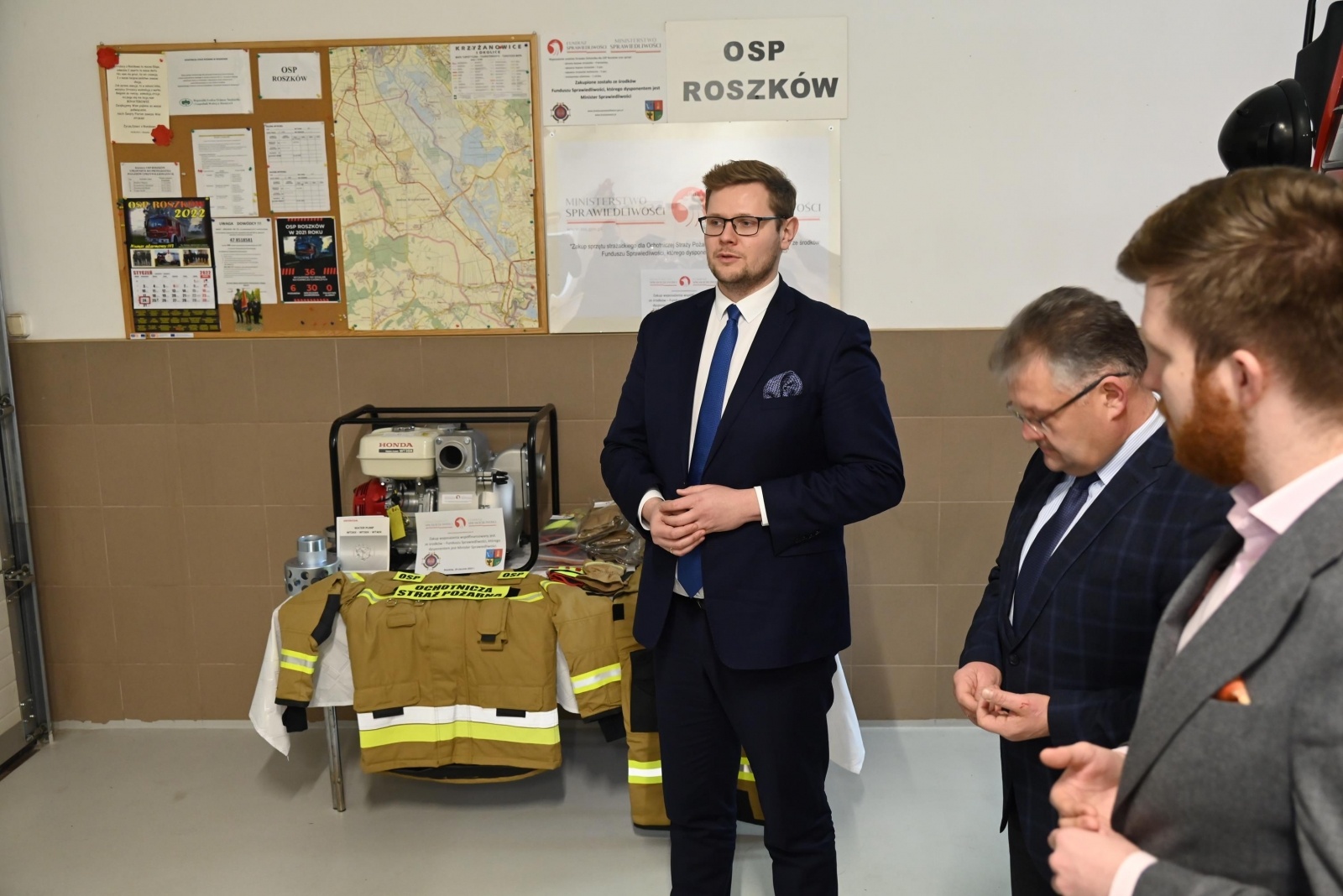 Zdjęcie w galerii na portalu naszraciborz.pl: Fundusz Sprawiedliwości wsparł druhów z Roszkowa wiadomości z regionu