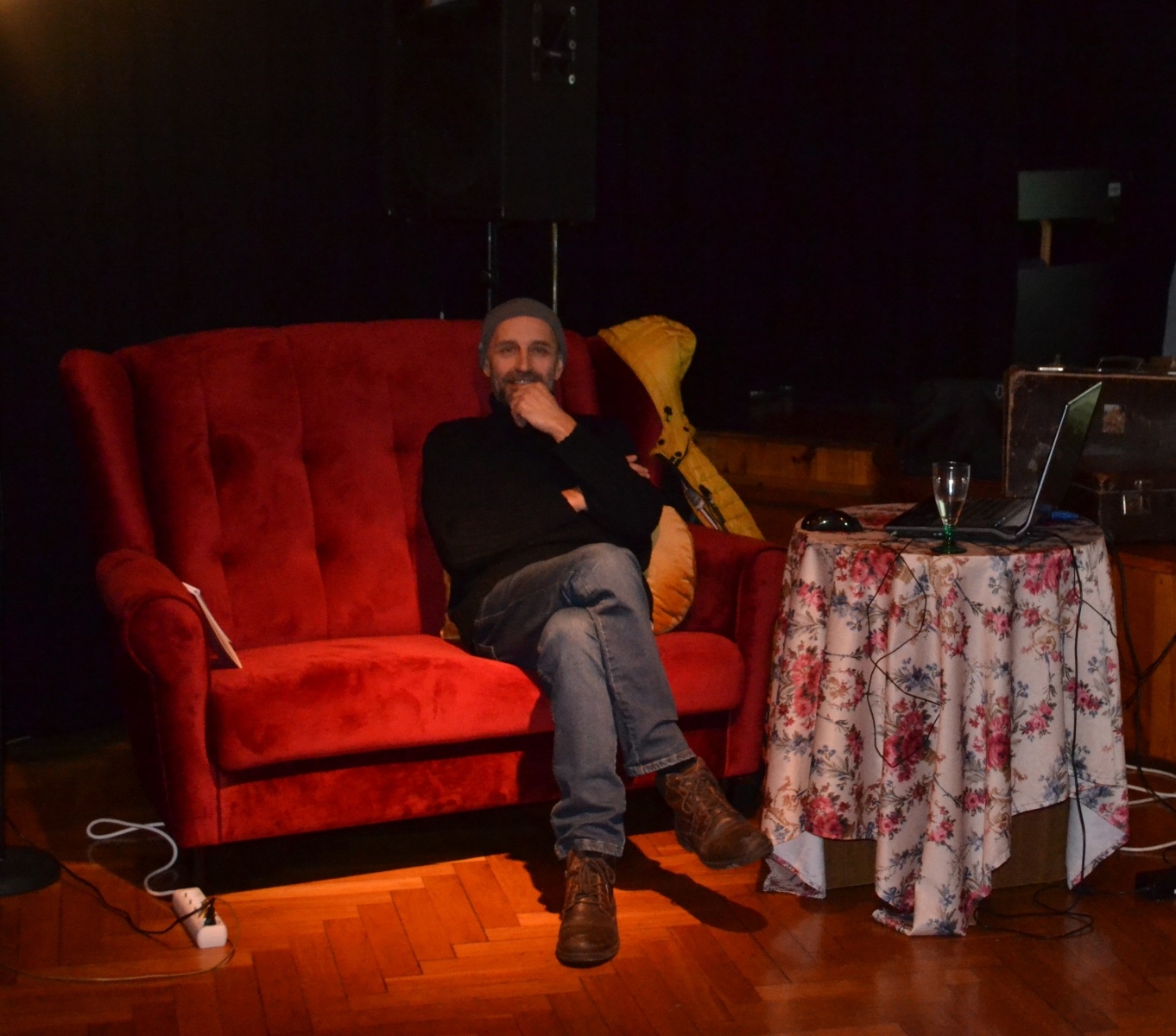 Zdjęcie w galerii na portalu naszraciborz.pl: Rejs wyschniętą rzeką. Grzegorz Pinior gościem cyklu W Punkt wiadomości z regionu