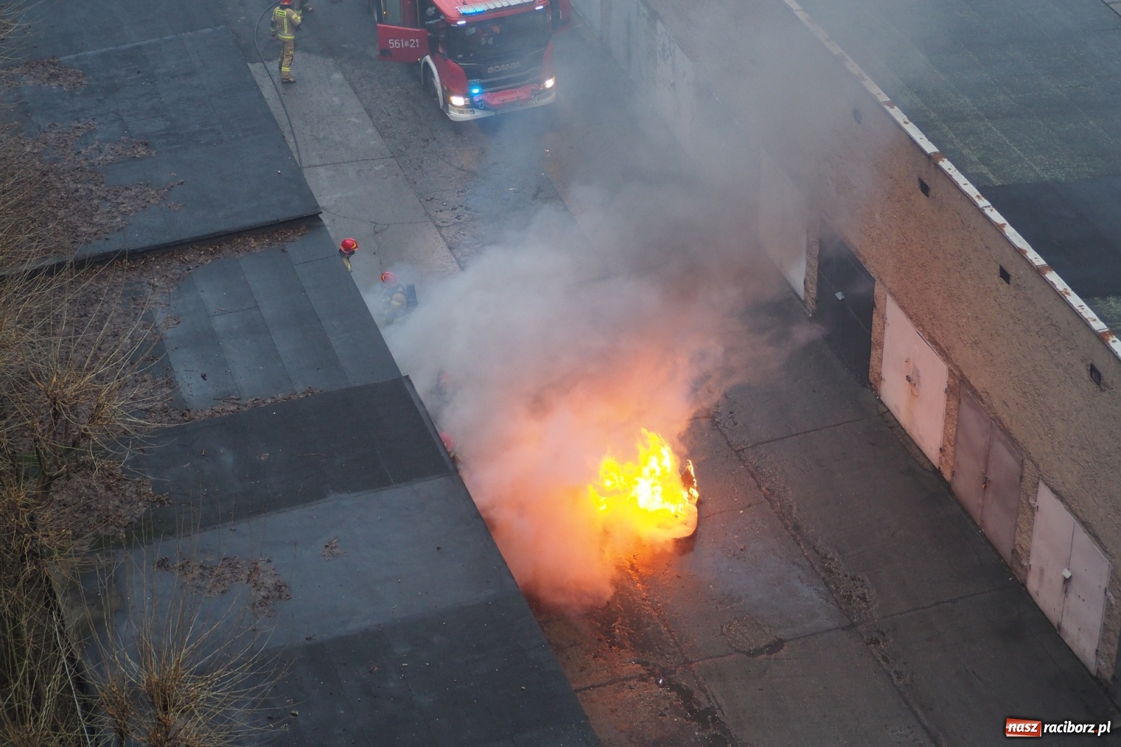 Zdjęcie w galerii na portalu naszraciborz.pl: Fiesta w płomieniach na Katowickiej [FOTO] wiadomości z regionu