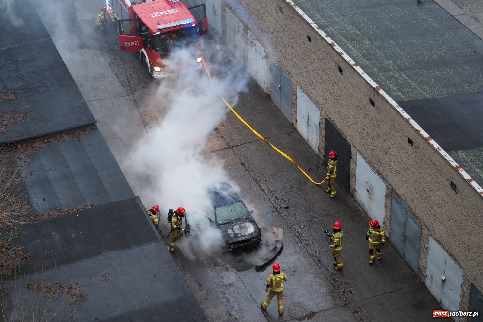 Zdjęcie w galerii na portalu naszraciborz.pl: Fiesta w płomieniach na Katowickiej [FOTO] wiadomości z regionu