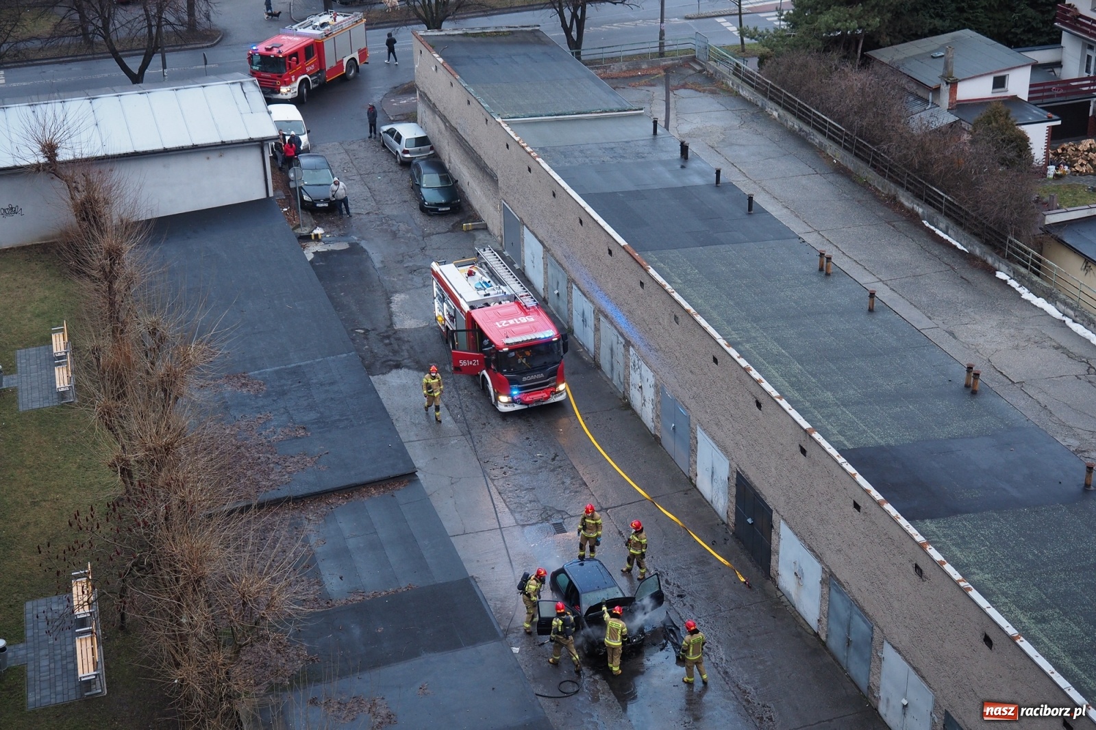 Zdjęcie w galerii na portalu naszraciborz.pl: Fiesta w płomieniach na Katowickiej [FOTO] wiadomości z regionu
