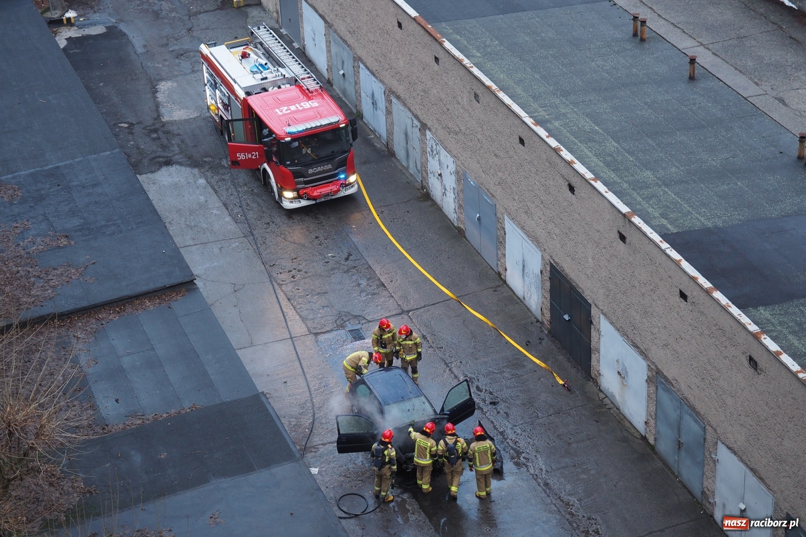 Zdjęcie w galerii na portalu naszraciborz.pl: Fiesta w płomieniach na Katowickiej [FOTO] wiadomości z regionu