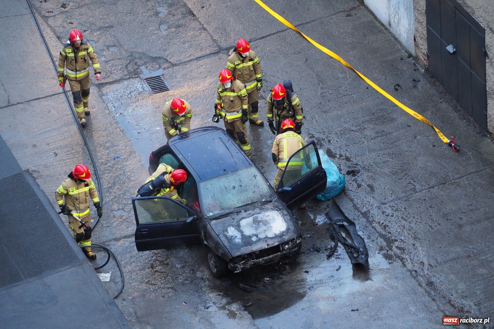 Zdjęcie w galerii na portalu naszraciborz.pl: Fiesta w płomieniach na Katowickiej [FOTO] wiadomości z regionu