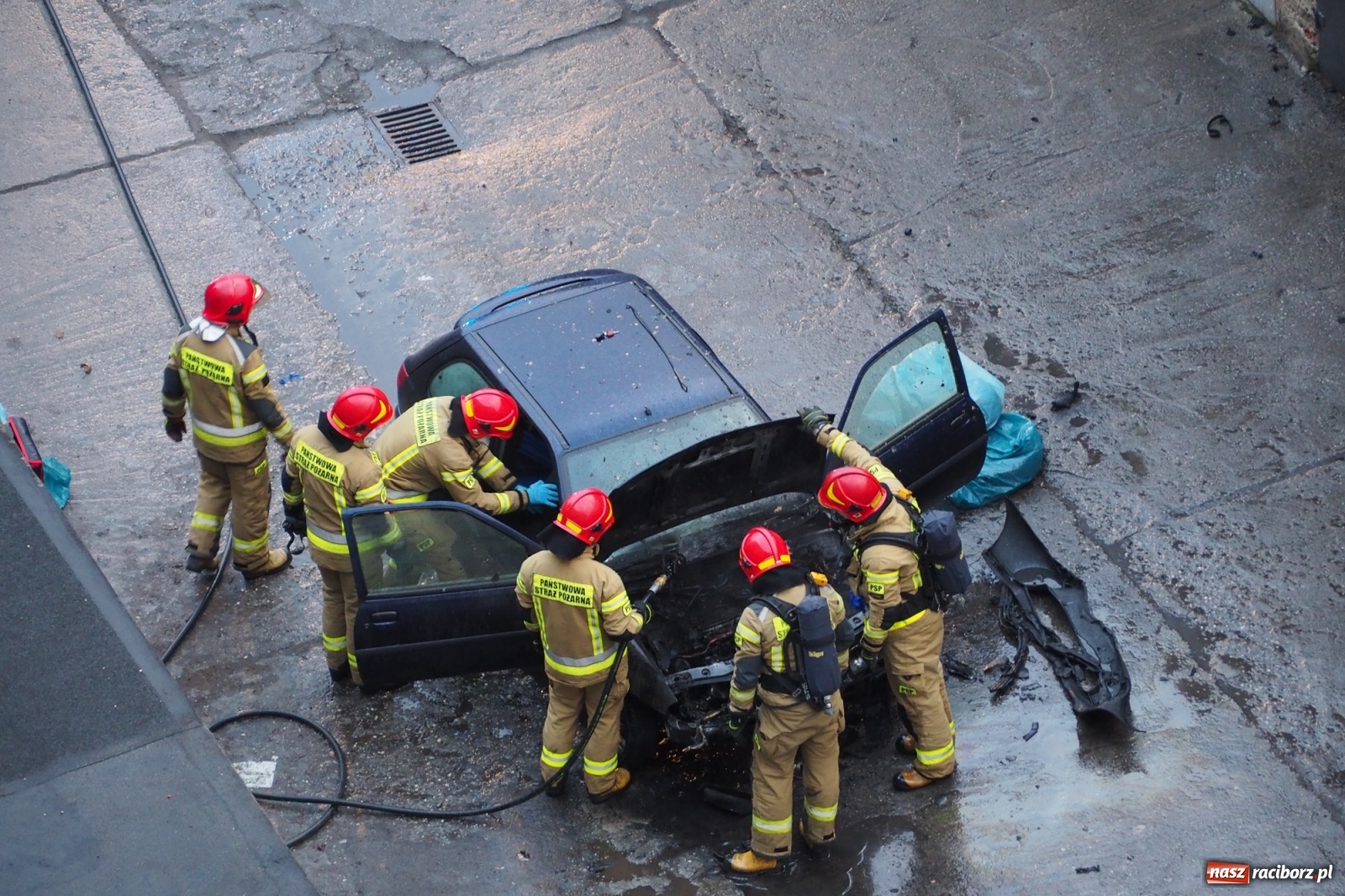 Zdjęcie w galerii na portalu naszraciborz.pl: Fiesta w płomieniach na Katowickiej [FOTO] wiadomości z regionu