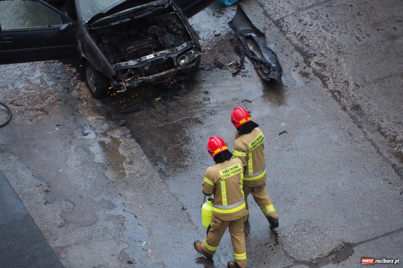 Zdjęcie w galerii na portalu naszraciborz.pl: Fiesta w płomieniach na Katowickiej [FOTO] wiadomości z regionu