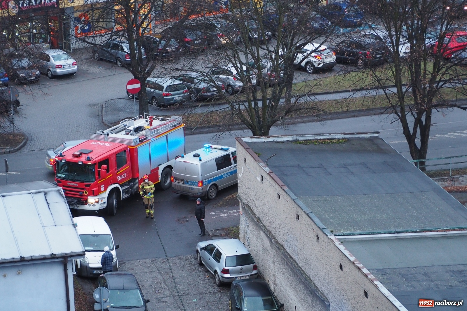 Zdjęcie w galerii na portalu naszraciborz.pl: Fiesta w płomieniach na Katowickiej [FOTO] wiadomości z regionu