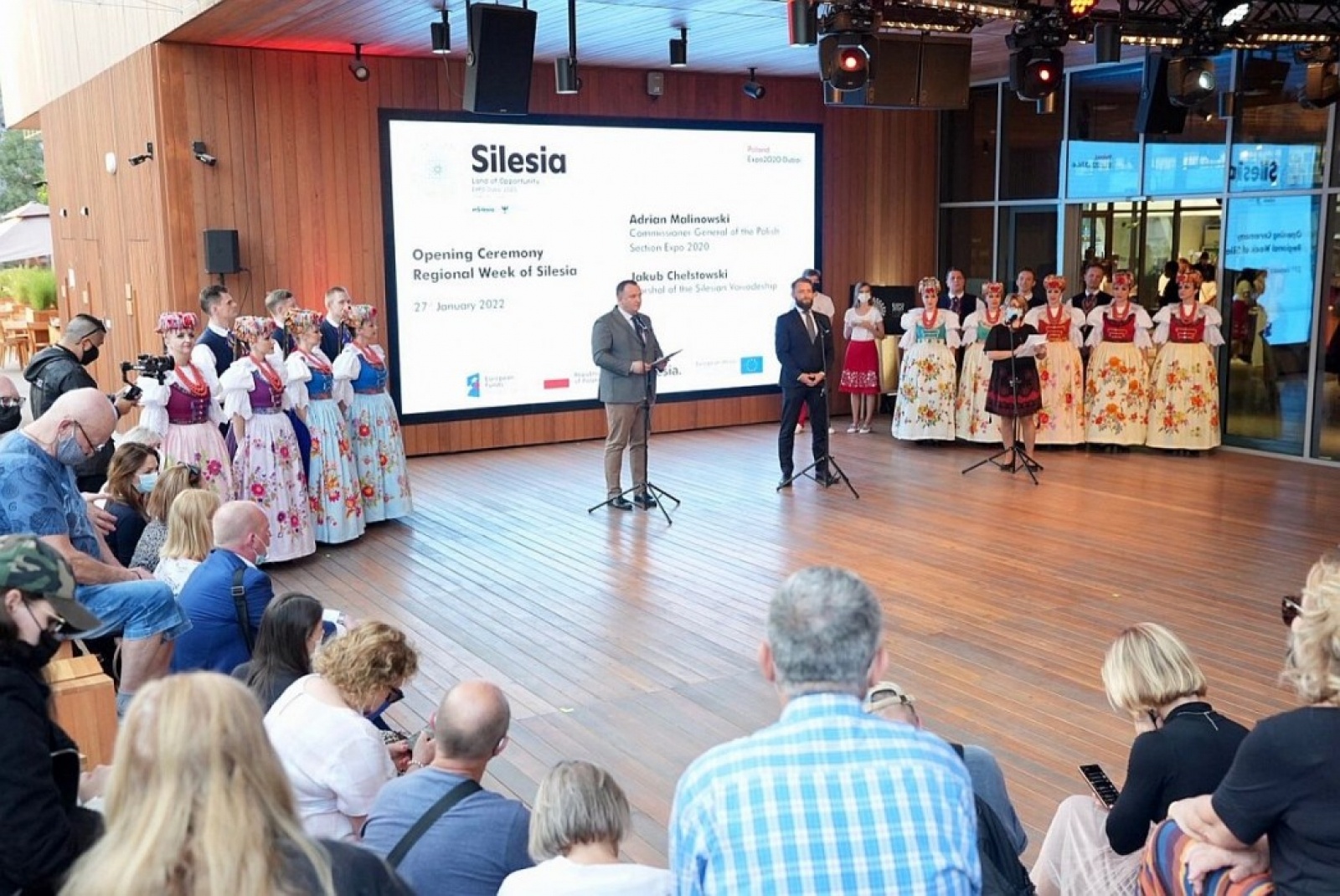 Zdjęcie w galerii na portalu naszraciborz.pl: Region możliwości. Tak Śląskie prezentuje się w Dubaju wiadomości z regionu