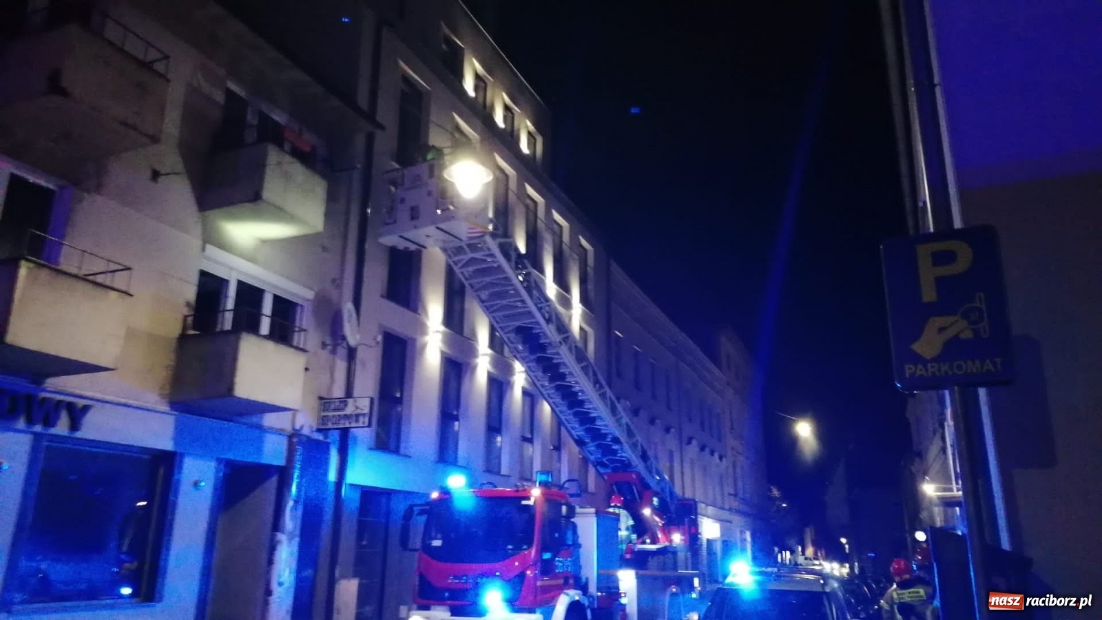 Zdjęcie w galerii na portalu naszraciborz.pl: Cztery zastępy w akcji na Chopina w Raciborzu [FOTO i WIDEO] wiadomości z regionu