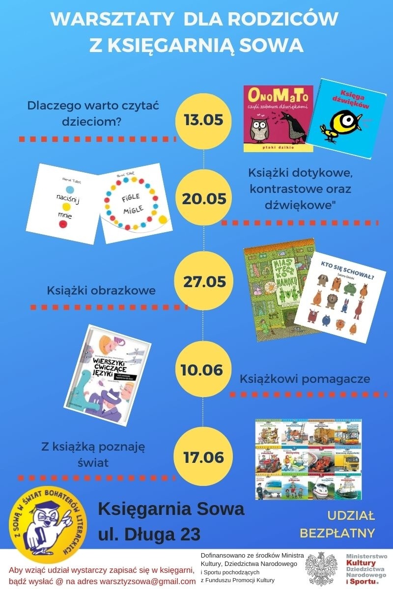 Zdjęcie w galerii na portalu naszraciborz.pl: Księgarnia Sowa zaprasza na warsztaty! wiadomości z regionu