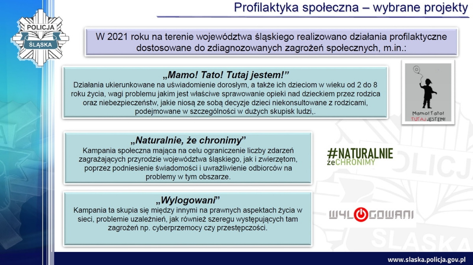 Zdjęcie w galerii na portalu naszraciborz.pl: Śląska policja podsumowała rok. Było bezpieczniej wiadomości z regionu