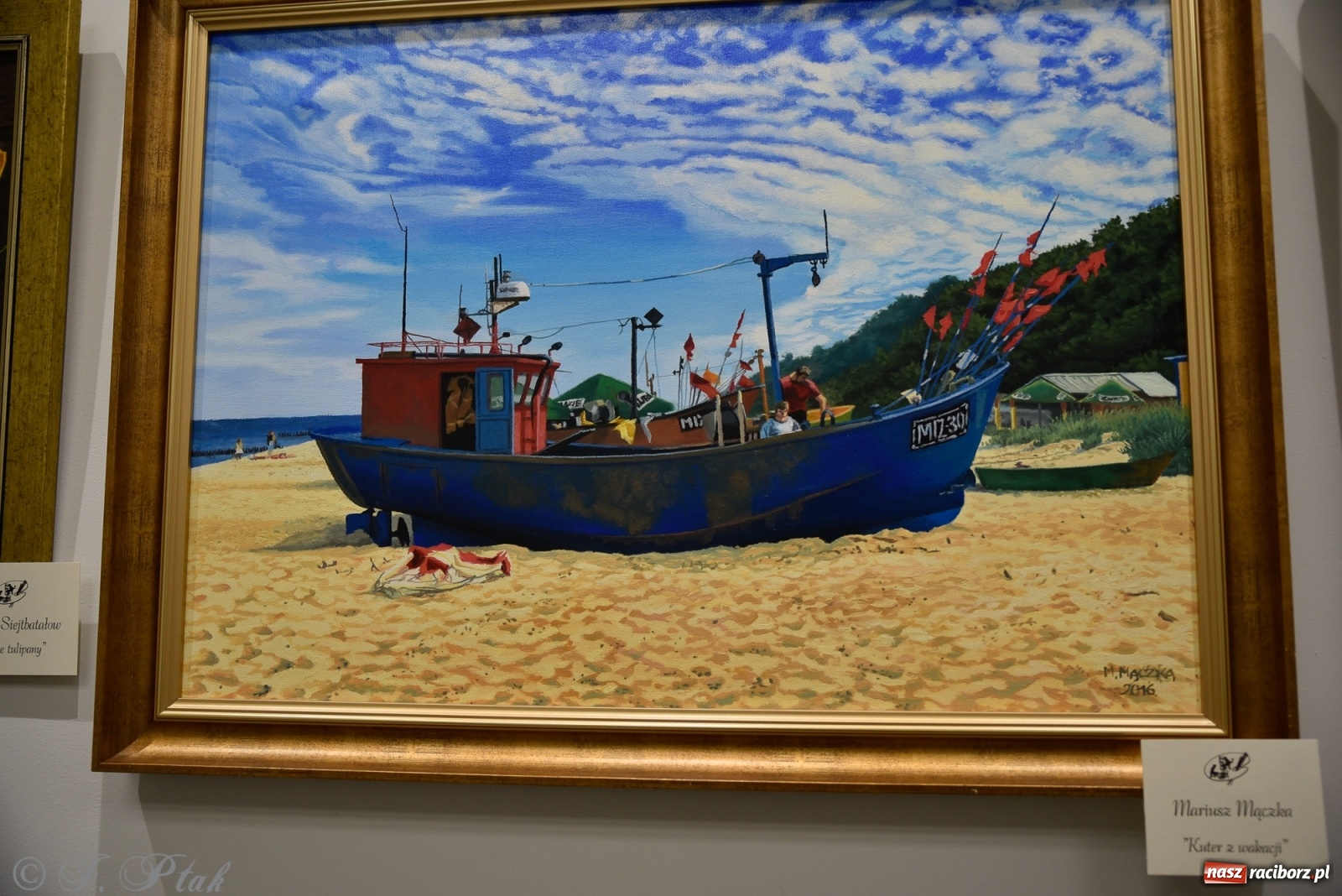 Zdjęcie w galerii na portalu naszraciborz.pl: Nie prosimy o litość. Sztuka artystów malujących ustami i nogami pokazana w Raciborzu wiadomości z regionu