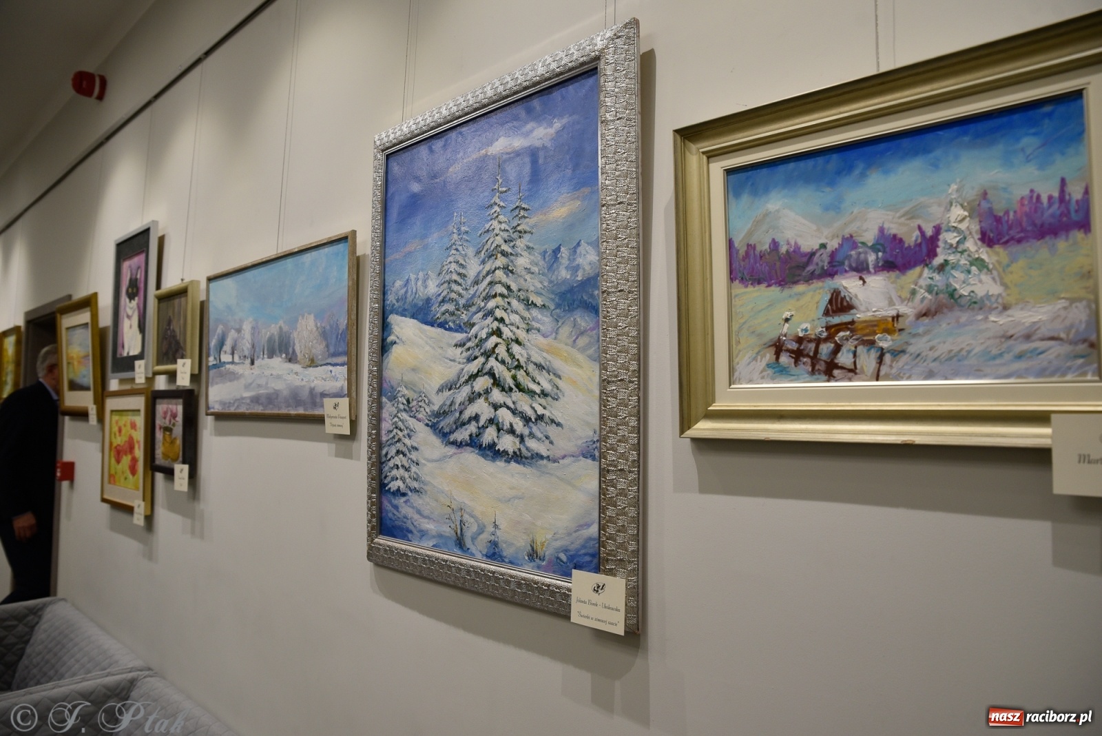 Zdjęcie w galerii na portalu naszraciborz.pl: Nie prosimy o litość. Sztuka artystów malujących ustami i nogami pokazana w Raciborzu wiadomości z regionu