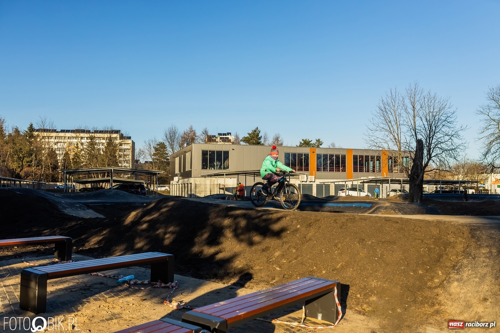 Zdjęcie w galerii na portalu naszraciborz.pl: Prawie gotowy. Tak wygląda raciborski pumptrack wiadomości z regionu