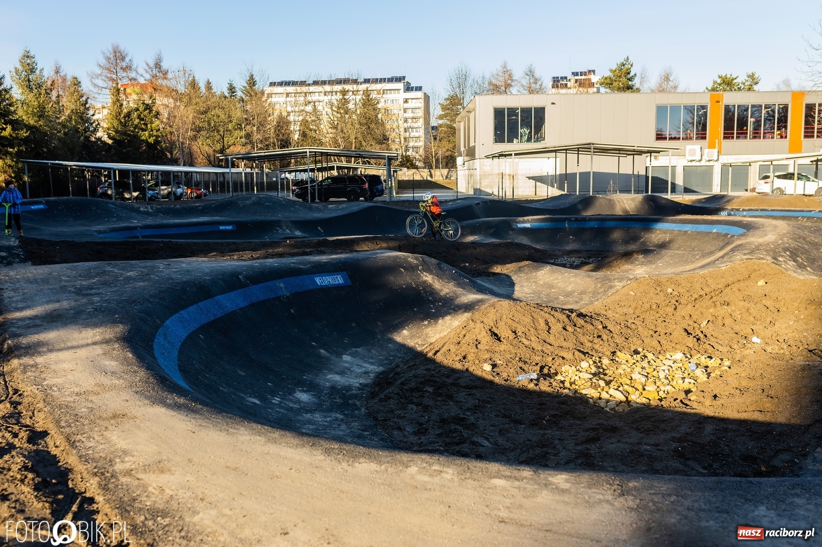 Zdjęcie w galerii na portalu naszraciborz.pl: Prawie gotowy. Tak wygląda raciborski pumptrack wiadomości z regionu
