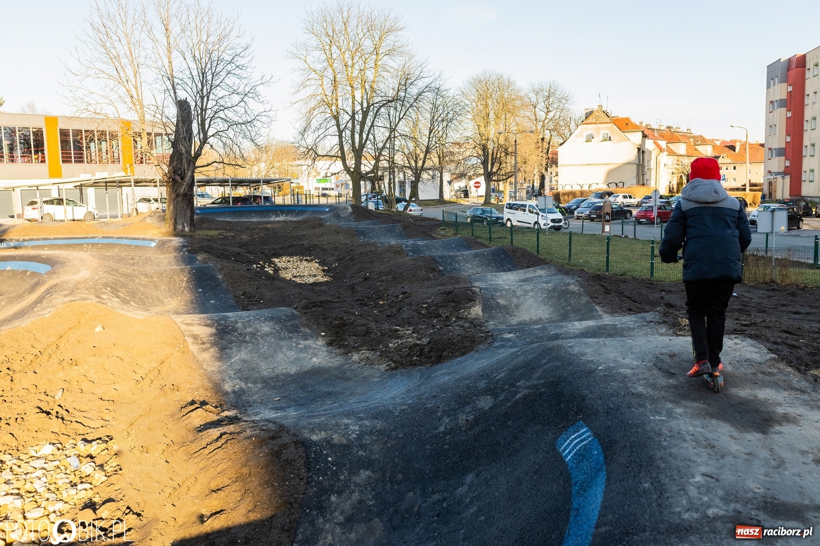 Zdjęcie w galerii na portalu naszraciborz.pl: Prawie gotowy. Tak wygląda raciborski pumptrack wiadomości z regionu