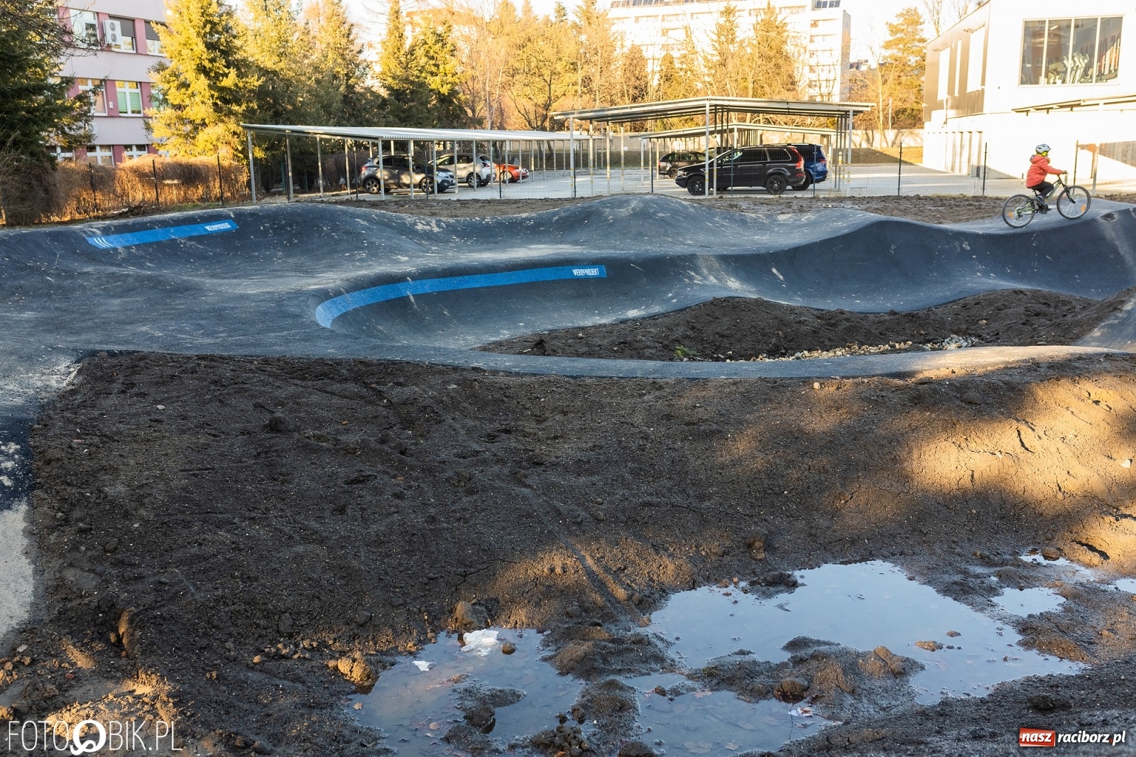Zdjęcie w galerii na portalu naszraciborz.pl: Prawie gotowy. Tak wygląda raciborski pumptrack wiadomości z regionu