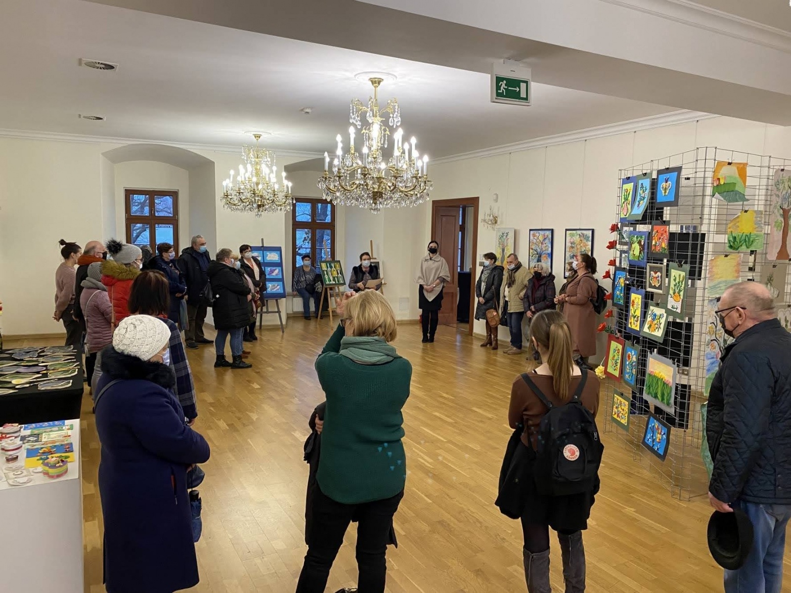 Zdjęcie w galerii na portalu naszraciborz.pl: Pokonać chorobę i samotność sztuką - finisaż wystawy za nami wiadomości z regionu