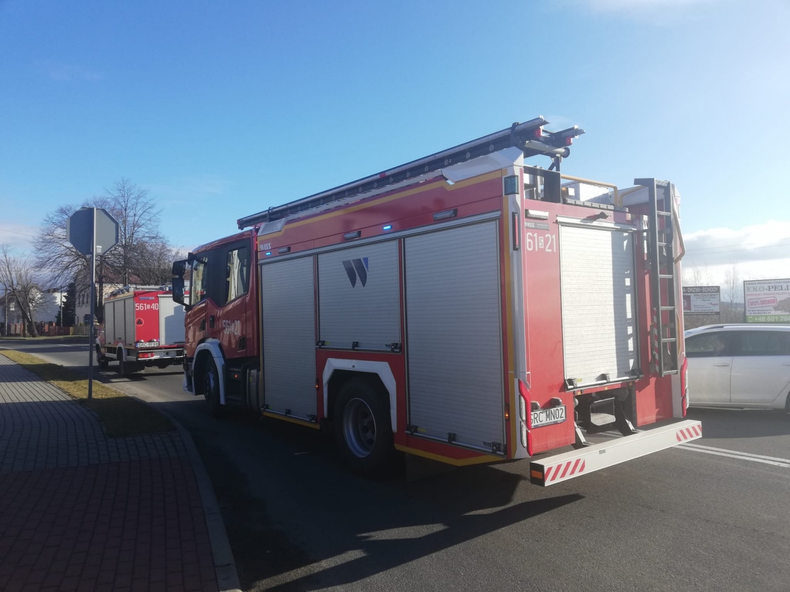 Zdjęcie w galerii na portalu naszraciborz.pl: Raport 998. Volkswagen i audi zderzyły się w Bieńkowicach [FOTO] wiadomości z regionu