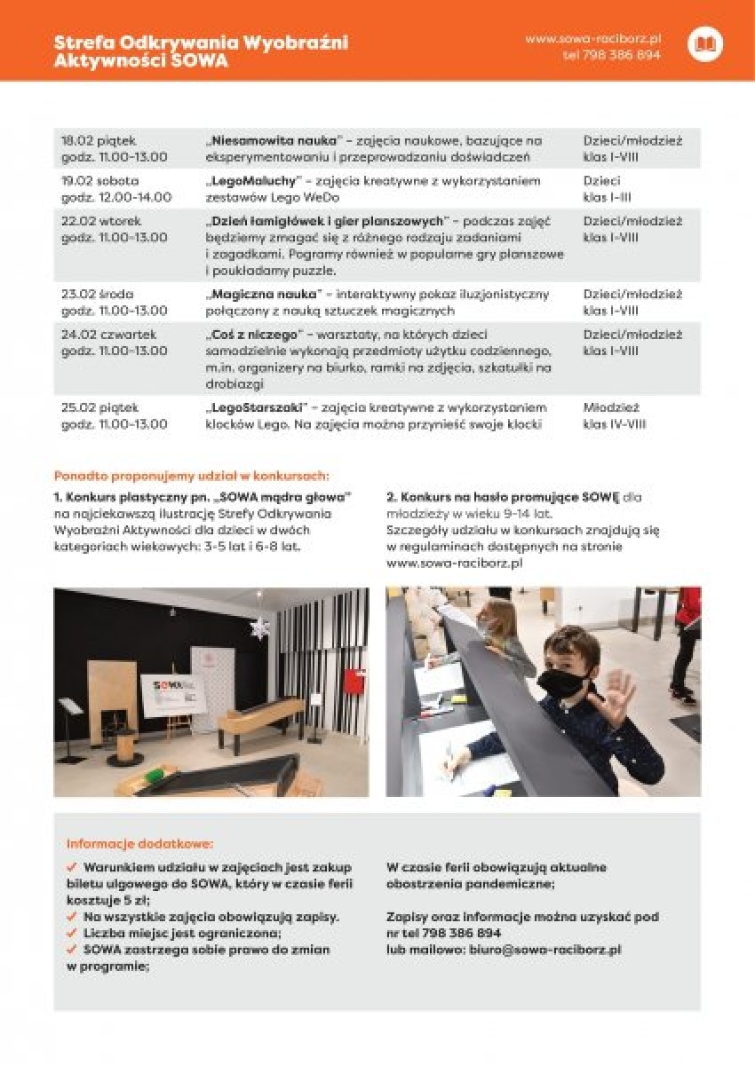 Zdjęcie w galerii na portalu naszraciborz.pl: Zima w mieście. Sprawdź ofertę na ferie wiadomości z regionu