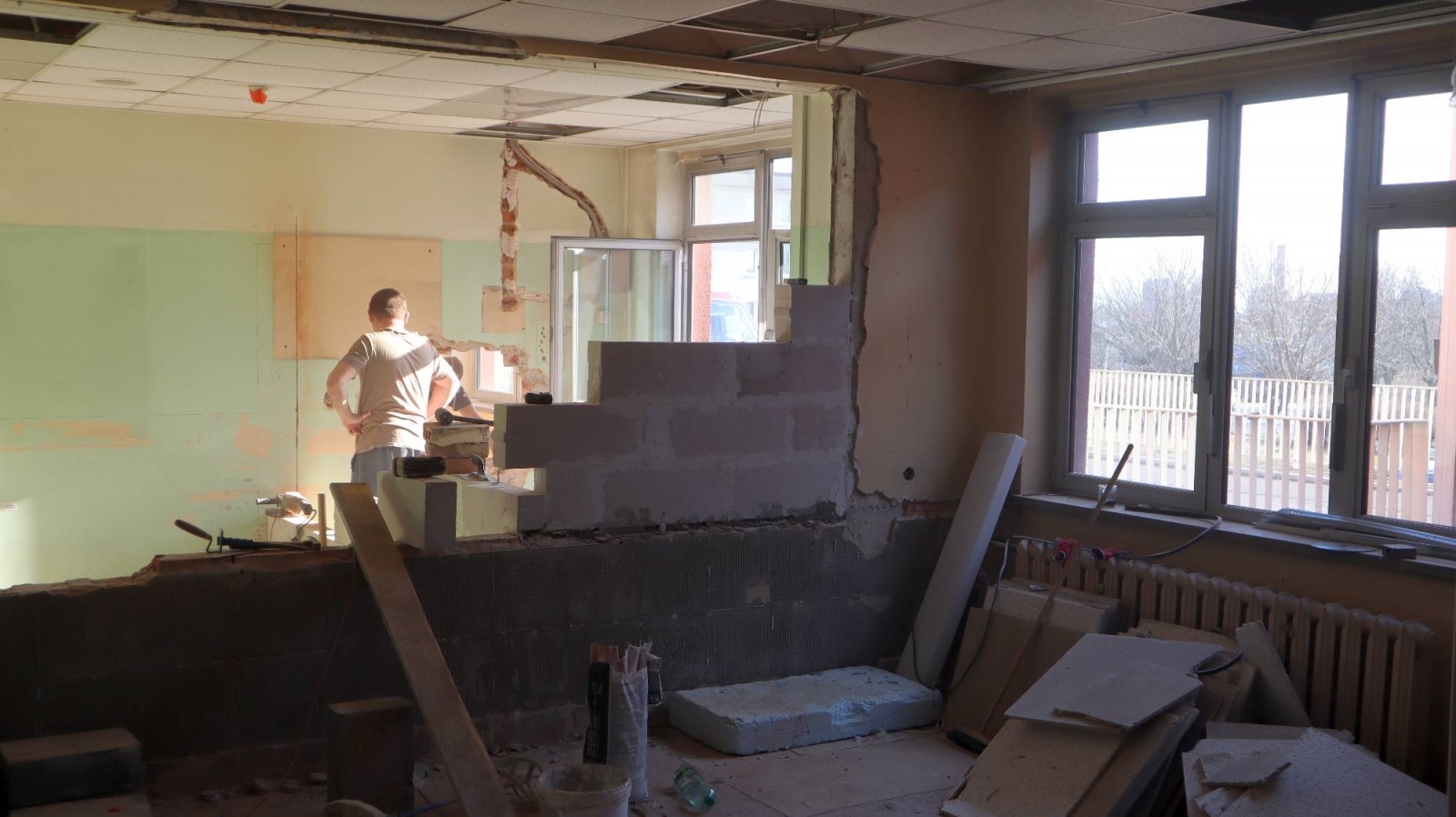 Zdjęcie w galerii na portalu naszraciborz.pl: Trwa budowa szpitalnego oddziału ratunkowego [FOTO] wiadomości z regionu