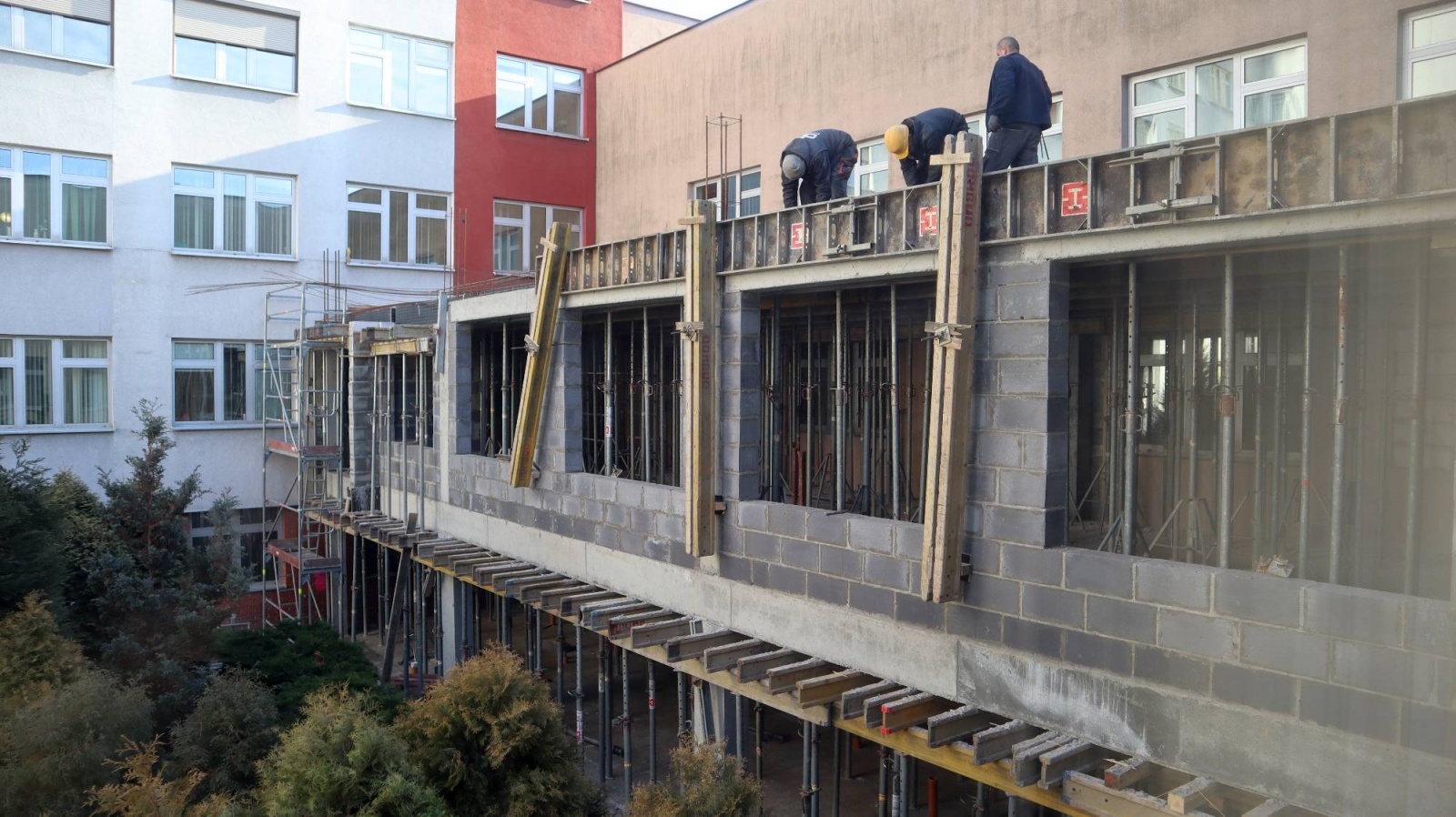 Zdjęcie w galerii na portalu naszraciborz.pl: Trwa budowa szpitalnego oddziału ratunkowego [FOTO] wiadomości z regionu