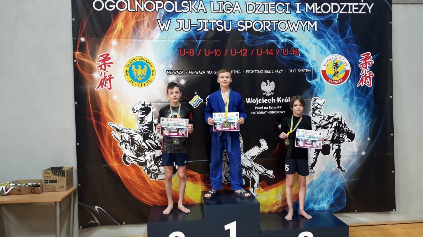 Zdjęcie w galerii na portalu naszraciborz.pl: Medale młodych Łamatorów w Katowicach wiadomości z regionu