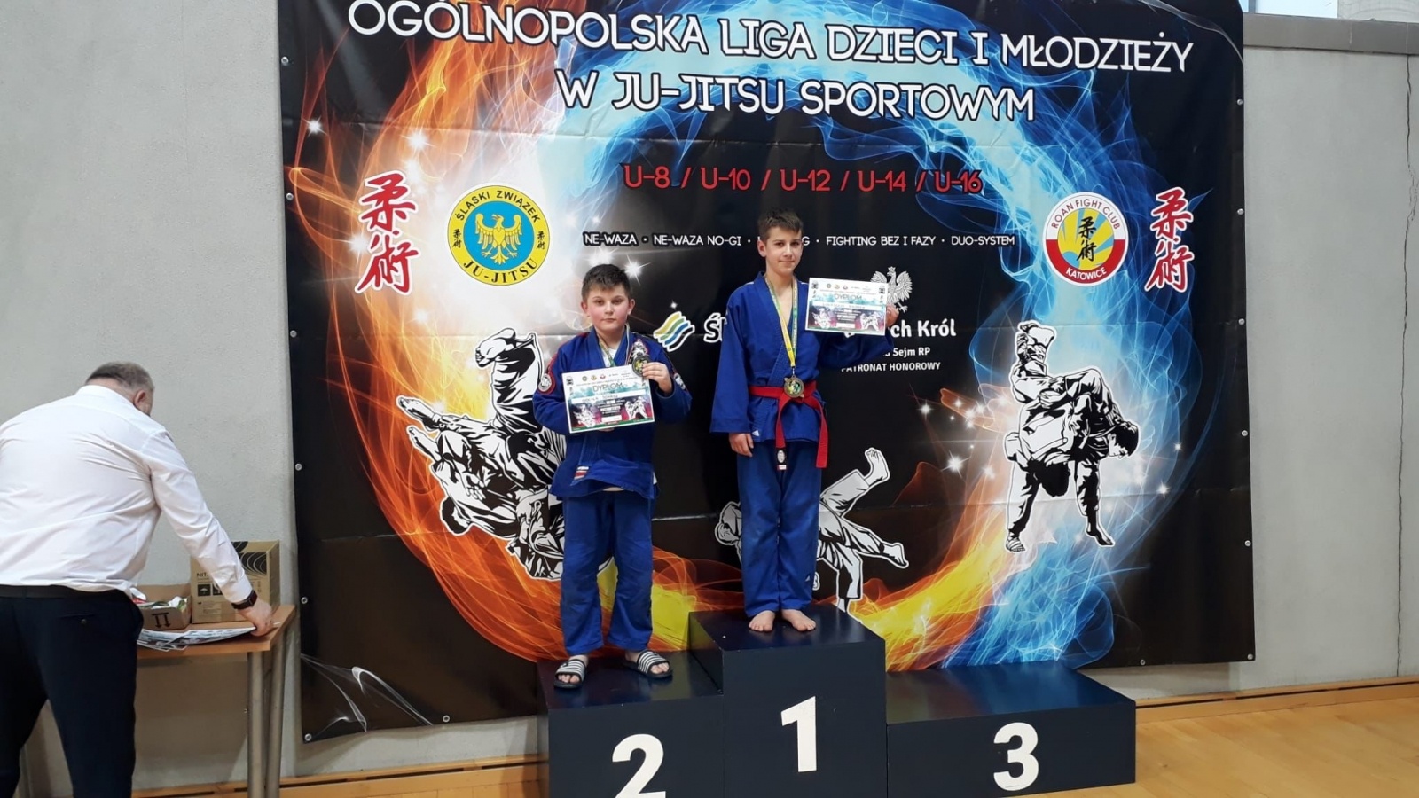 Zdjęcie w galerii na portalu naszraciborz.pl: Medale młodych Łamatorów w Katowicach wiadomości z regionu