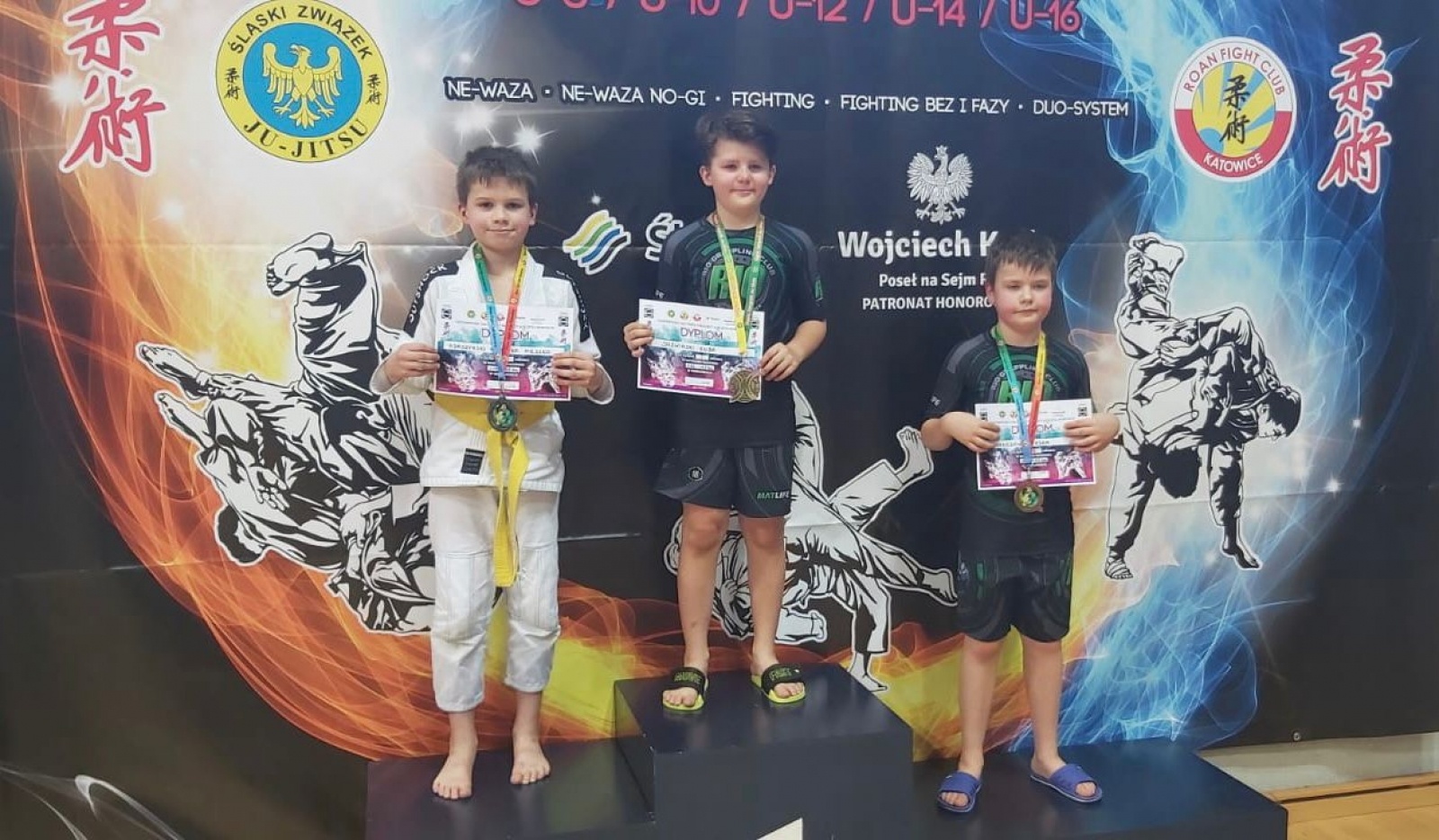 Zdjęcie w galerii na portalu naszraciborz.pl: Medale młodych Łamatorów w Katowicach wiadomości z regionu