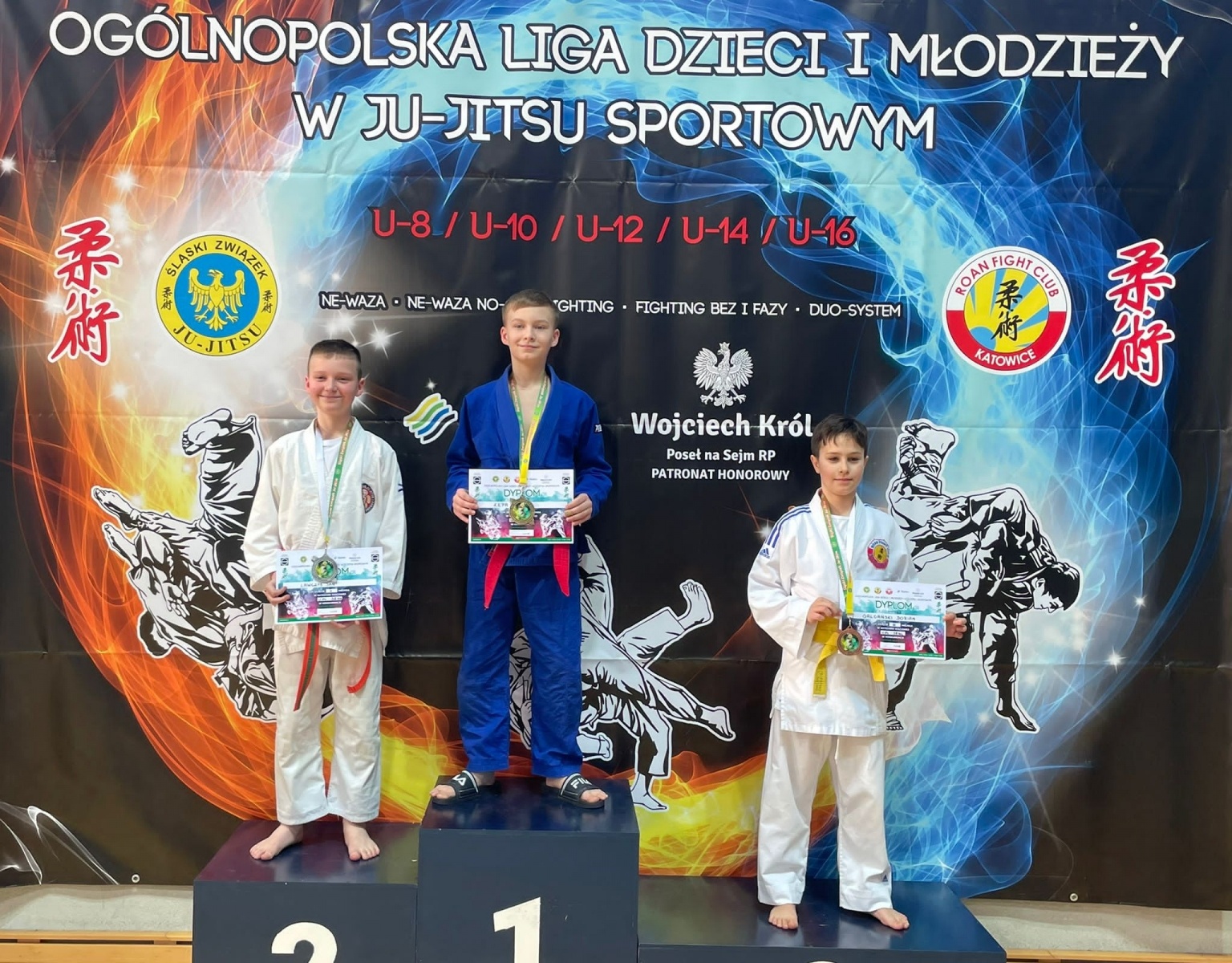 Zdjęcie w galerii na portalu naszraciborz.pl: Medale młodych Łamatorów w Katowicach wiadomości z regionu