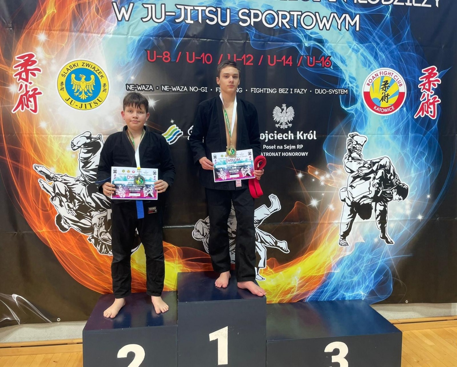 Zdjęcie w galerii na portalu naszraciborz.pl: Medale młodych Łamatorów w Katowicach wiadomości z regionu