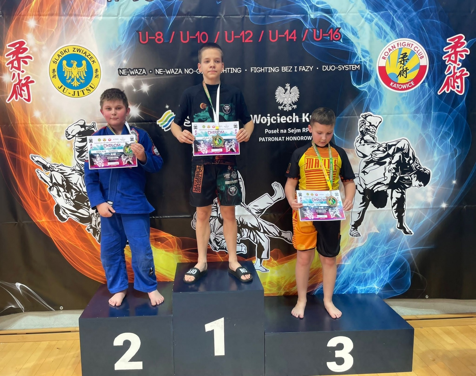 Zdjęcie w galerii na portalu naszraciborz.pl: Medale młodych Łamatorów w Katowicach wiadomości z regionu