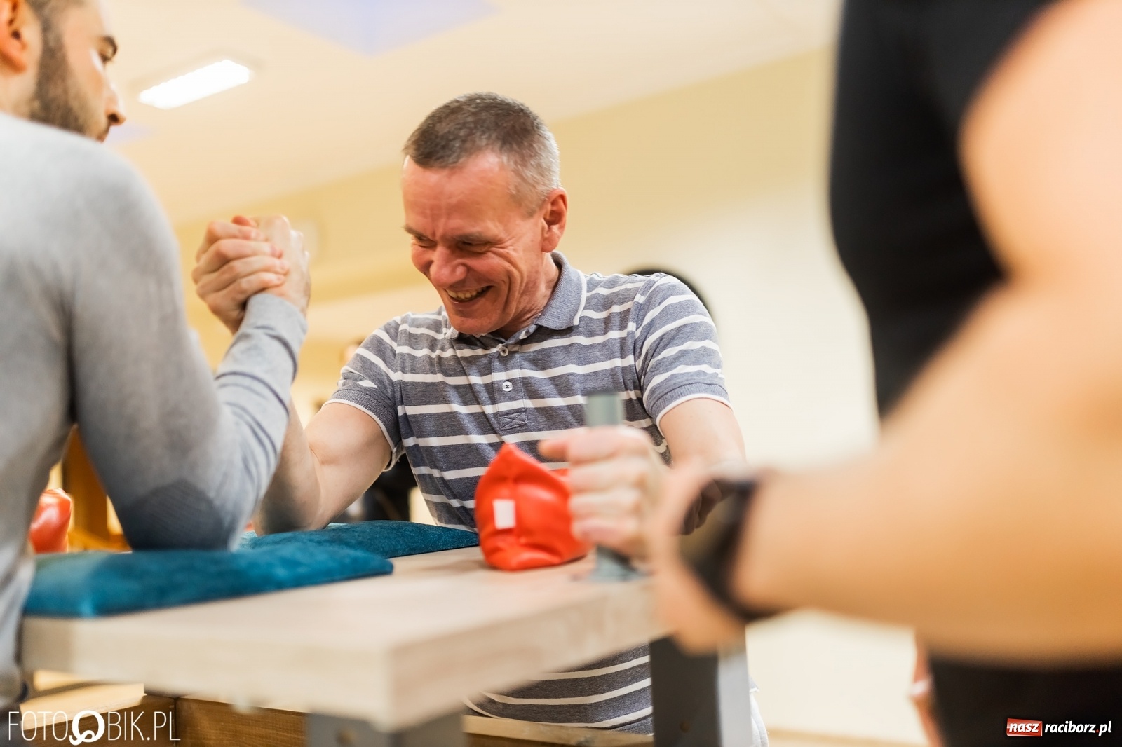 Zdjęcie w galerii na portalu naszraciborz.pl: Starcie siłaczy w PCS. I mistrzostwa w armwrestlingu za nami [FOTO] wiadomości z regionu