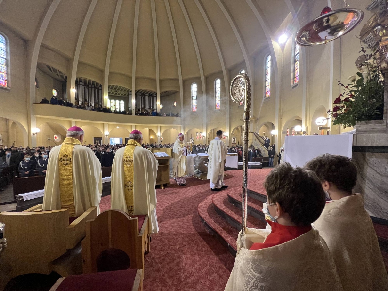 Zdjęcie w galerii na portalu naszraciborz.pl: Biskup polowy Wojska Polskiego w kościele NSPJ: Zachowali się jak trzeba! wiadomości z regionu