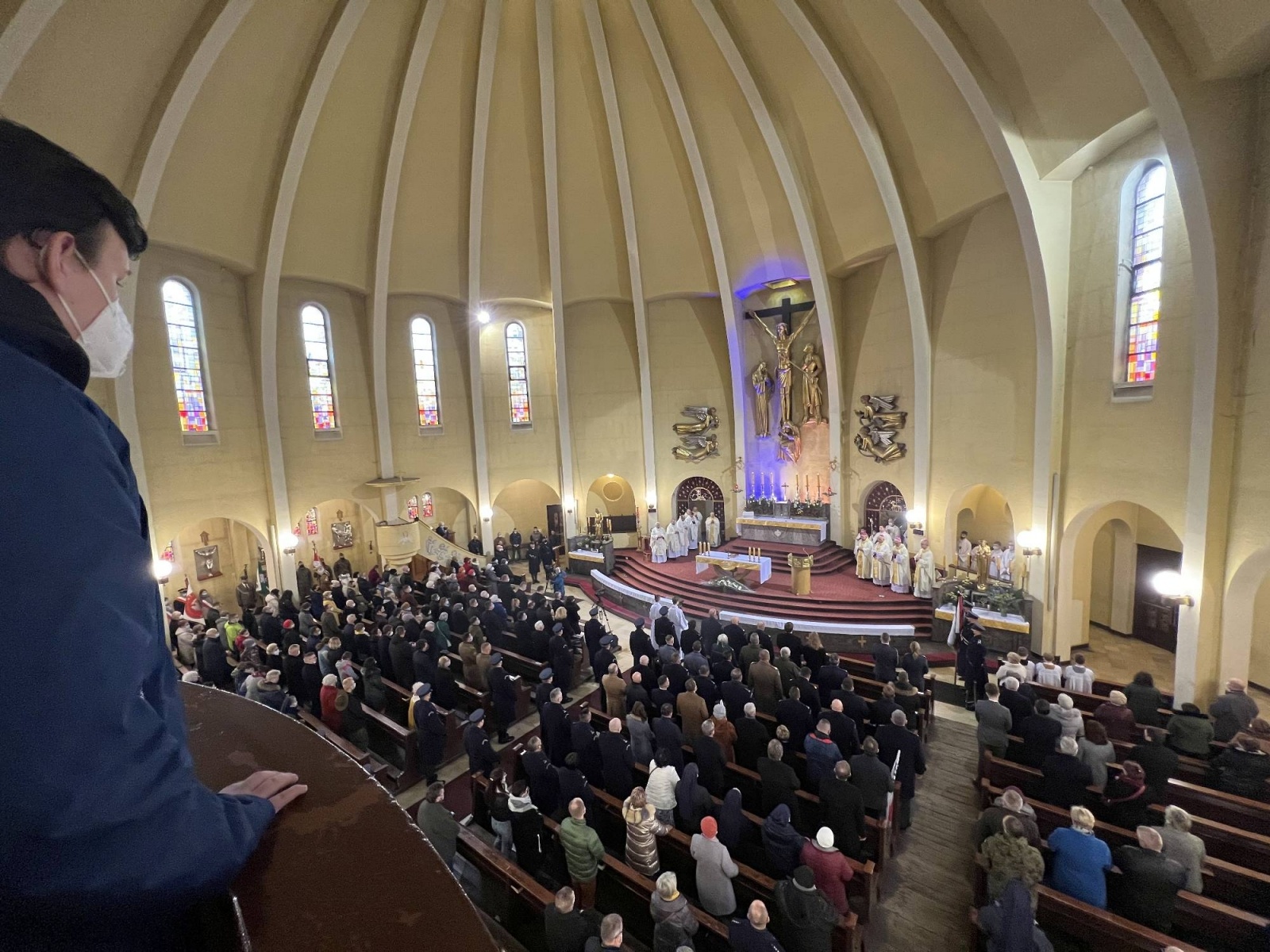 Zdjęcie w galerii na portalu naszraciborz.pl: Biskup polowy Wojska Polskiego w kościele NSPJ: Zachowali się jak trzeba! wiadomości z regionu