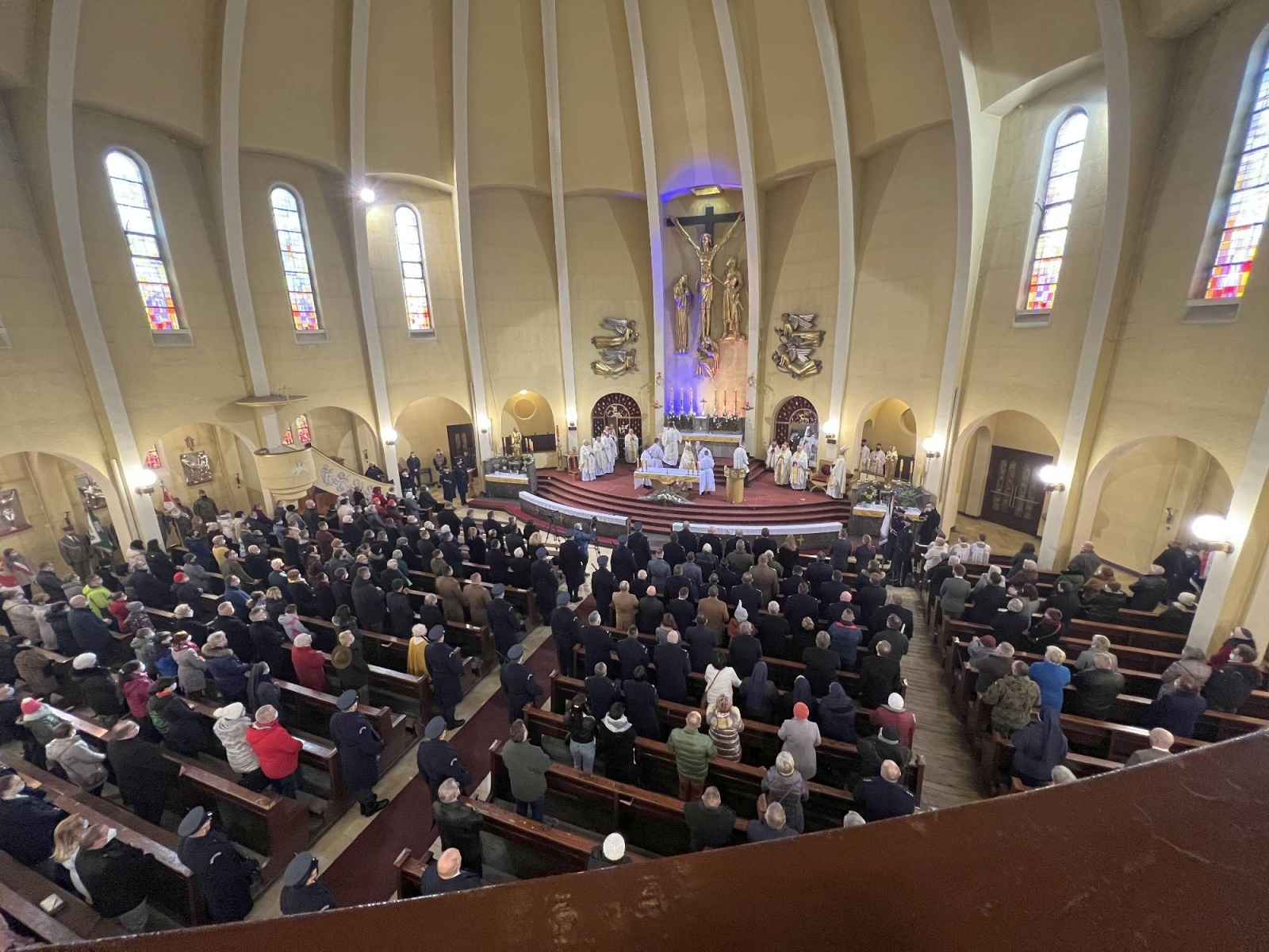 Zdjęcie w galerii na portalu naszraciborz.pl: Biskup polowy Wojska Polskiego w kościele NSPJ: Zachowali się jak trzeba! wiadomości z regionu