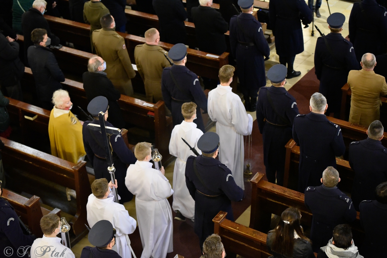 Zdjęcie w galerii na portalu naszraciborz.pl: Biskup polowy Wojska Polskiego w kościele NSPJ: Zachowali się jak trzeba! wiadomości z regionu
