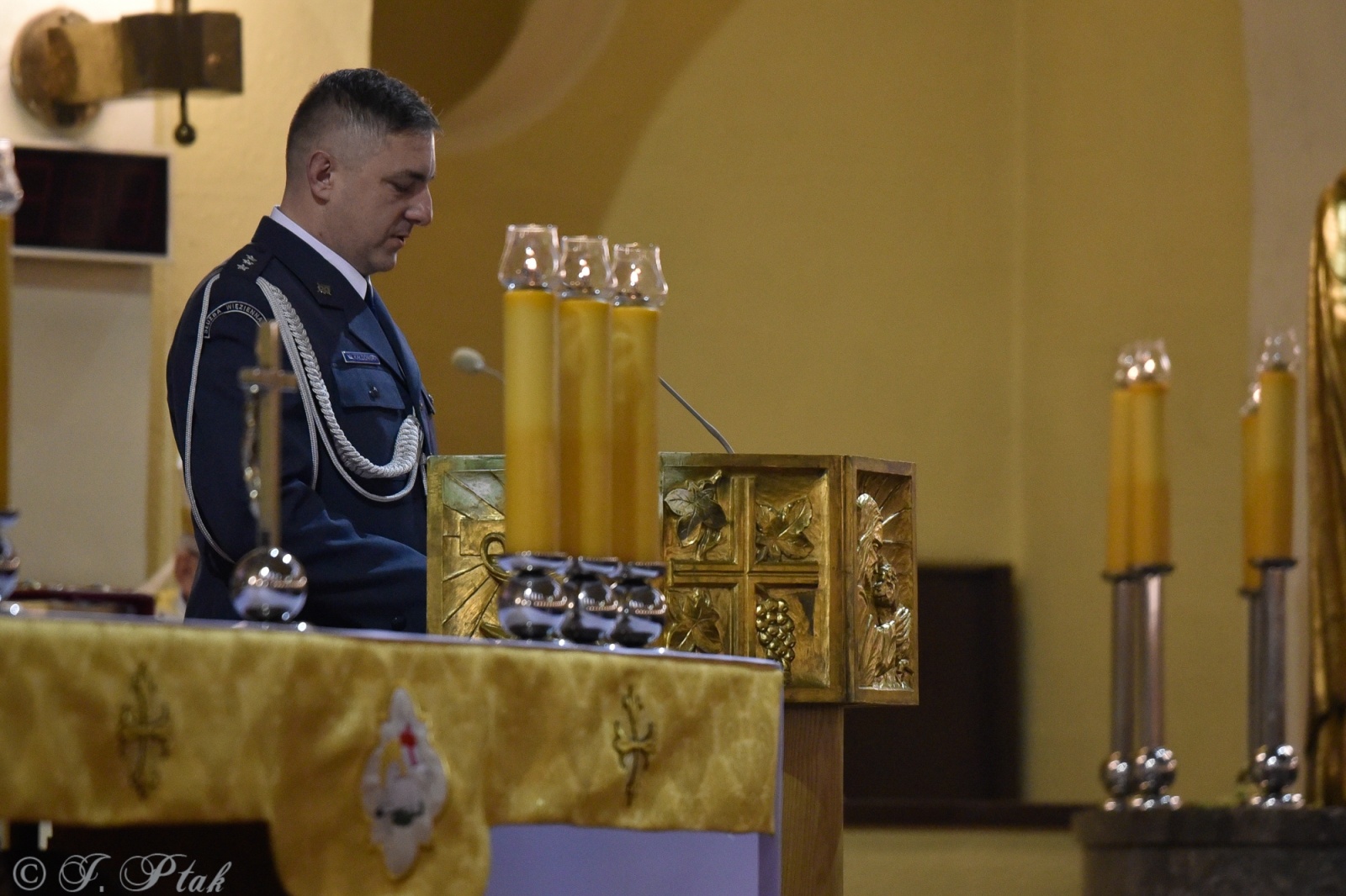 Zdjęcie w galerii na portalu naszraciborz.pl: Biskup polowy Wojska Polskiego w kościele NSPJ: Zachowali się jak trzeba! wiadomości z regionu