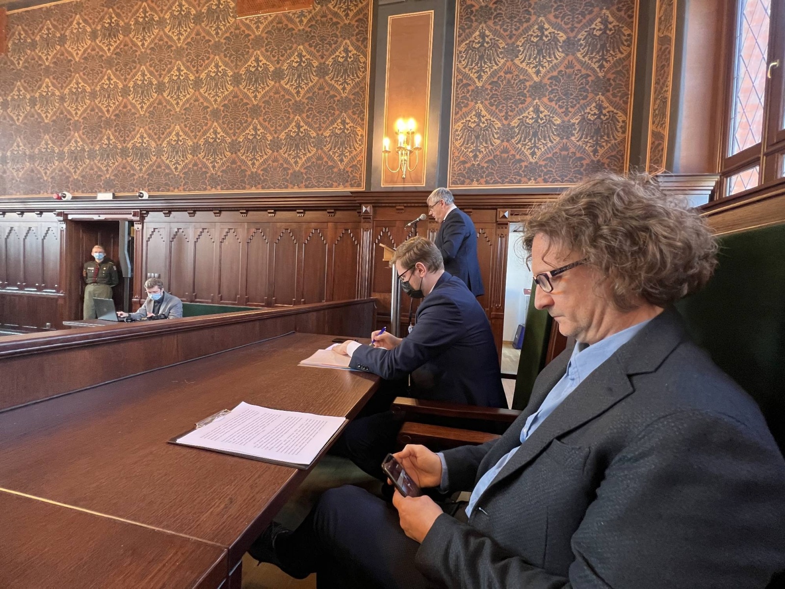 Zdjęcie w galerii na portalu naszraciborz.pl: Polskie powojenne podziemie niepodległościowe na ziemi raciborskiej po 1945 - sympozjum w gmachu Sądu Krajowego wiadomości z regionu