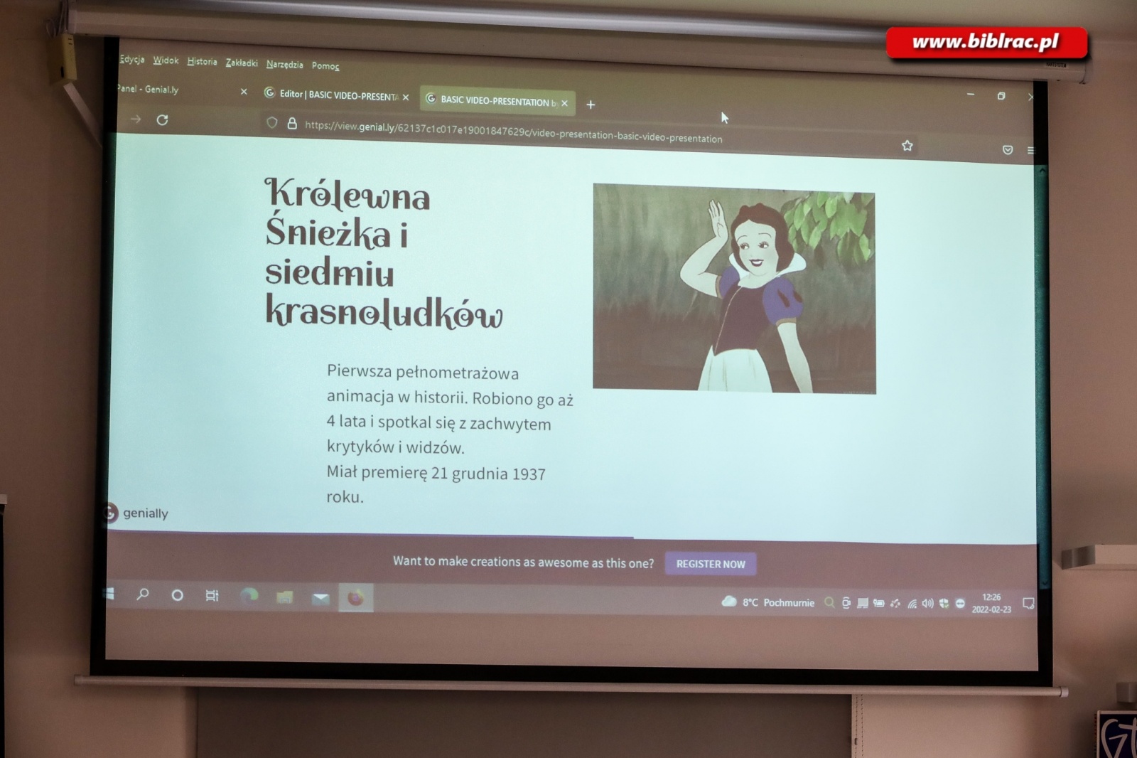 Zdjęcie w galerii na portalu naszraciborz.pl: Raciborska książnica jako wytwórnia filmowa wiadomości z regionu