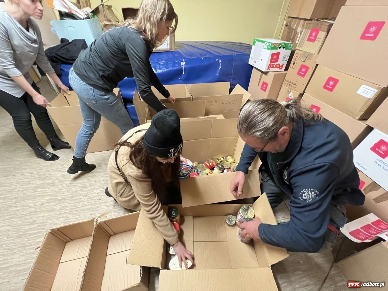 Zdjęcie w galerii na portalu naszraciborz.pl: Racibórz dopiął celu. Pomoc dotrze do Tyśmenicy [FOTO] wiadomości z regionu