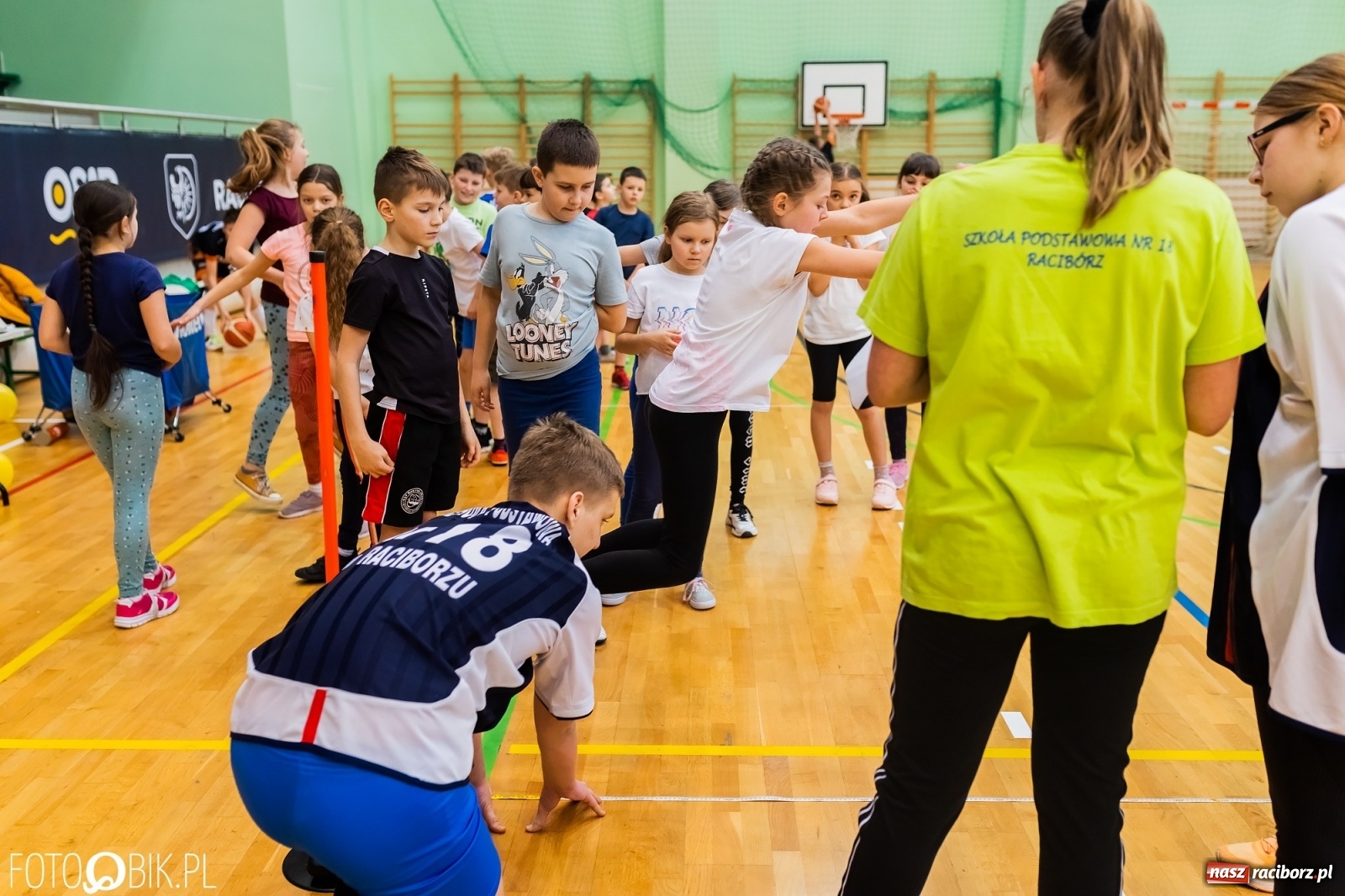 Zdjęcie w galerii na portalu naszraciborz.pl: Festiwal Sportu z SP 18 w hali przy Łąkowej [FOTO i WIDEO] wiadomości z regionu