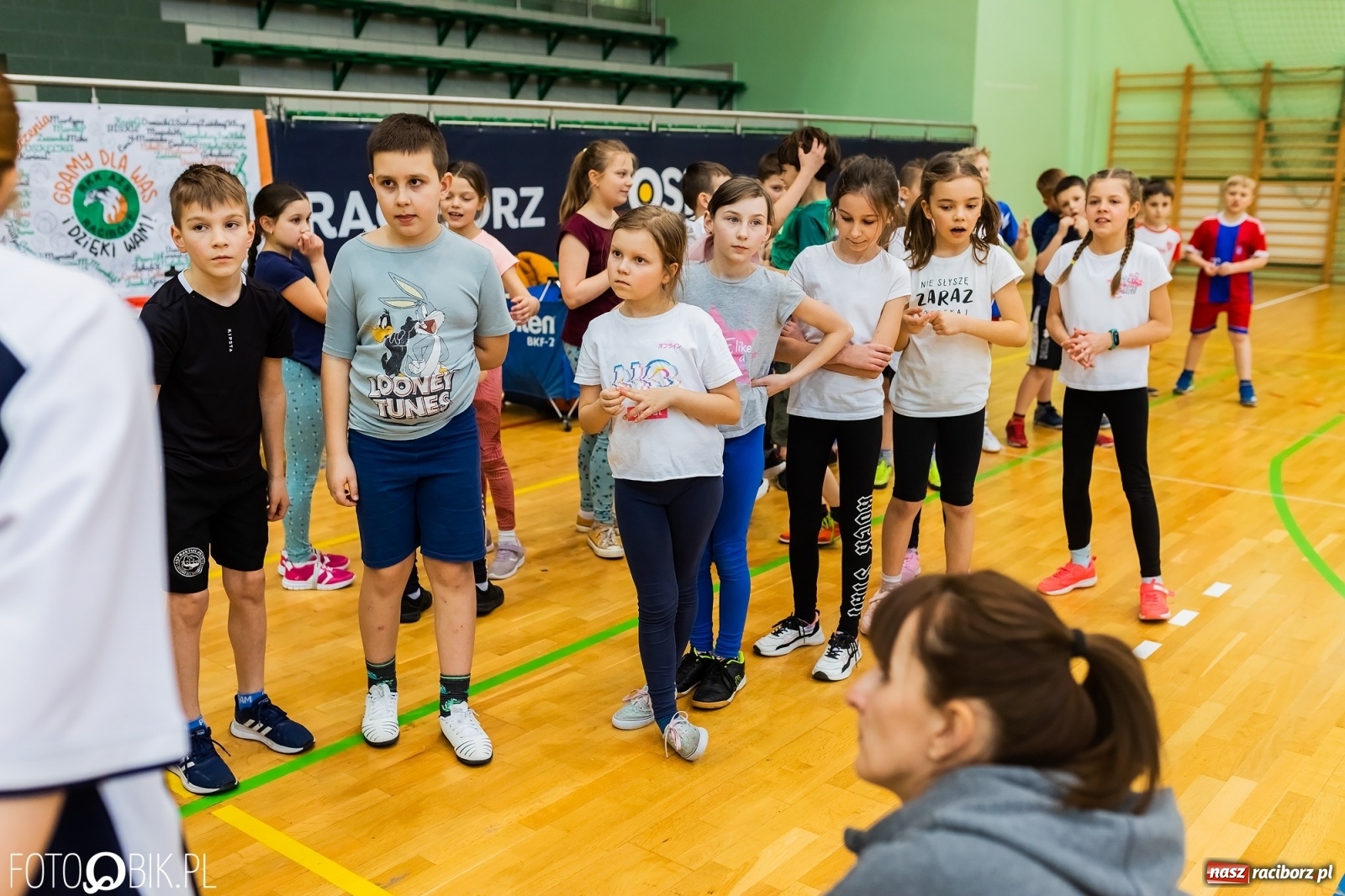 Zdjęcie w galerii na portalu naszraciborz.pl: Festiwal Sportu z SP 18 w hali przy Łąkowej [FOTO i WIDEO] wiadomości z regionu