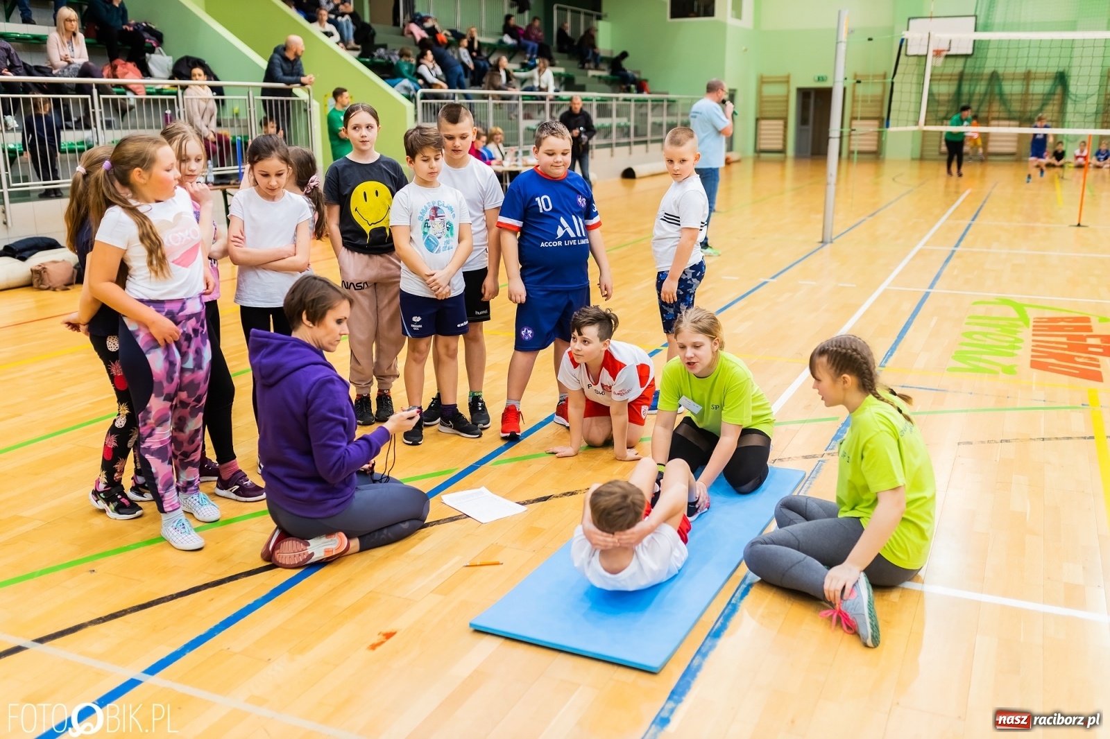 Zdjęcie w galerii na portalu naszraciborz.pl: Festiwal Sportu z SP 18 w hali przy Łąkowej [FOTO i WIDEO] wiadomości z regionu