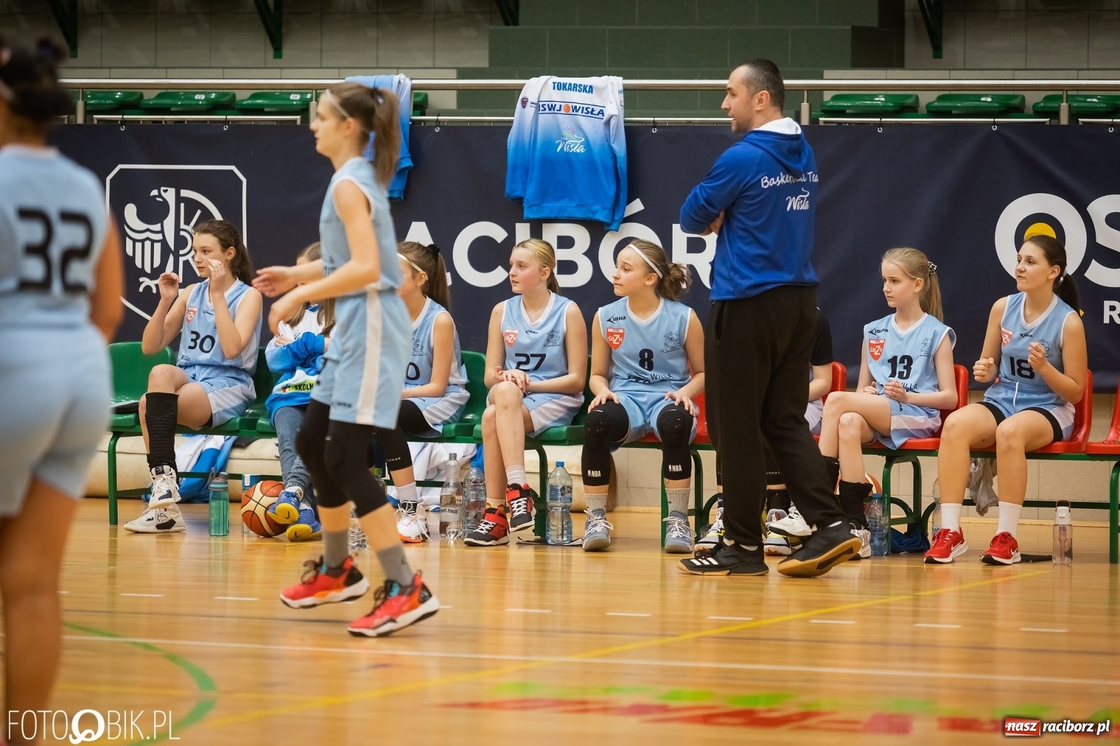 Zdjęcie w galerii na portalu naszraciborz.pl: Koszykówka. Wisła górą w Raciborzu [FOTO i WIDEO] wiadomości z regionu