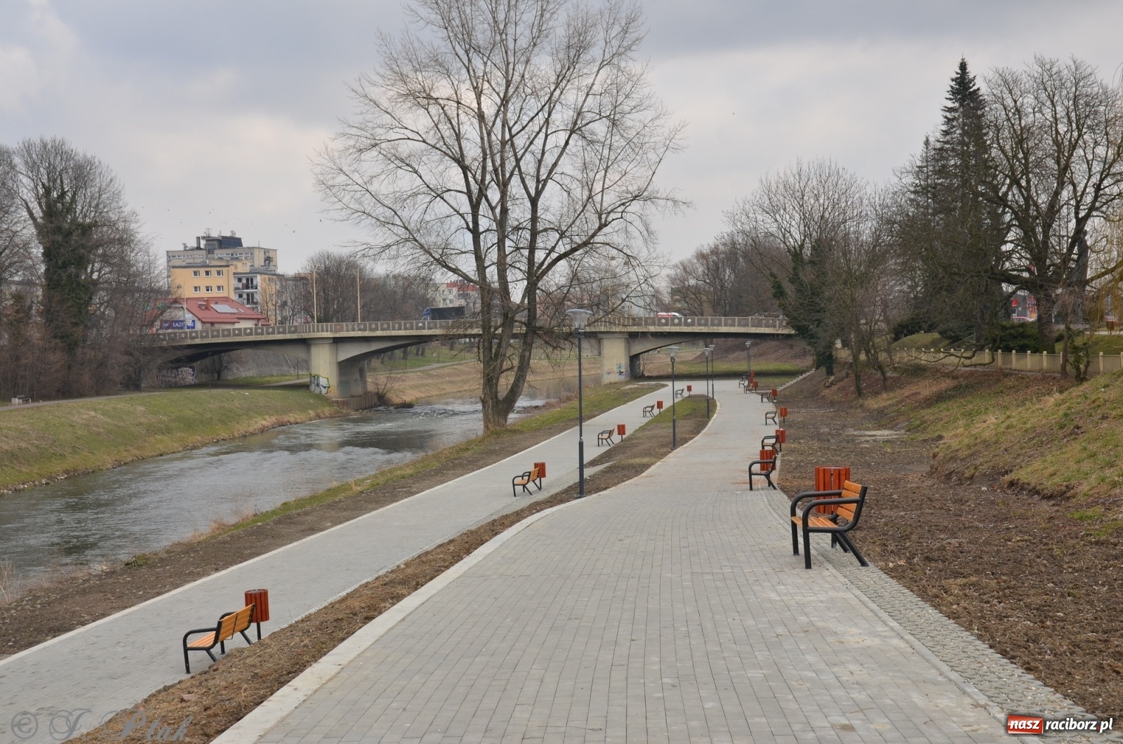 Zdjęcie w galerii na portalu naszraciborz.pl: Bulwary nadodrzańskie gotowe. Czy polubią je raciborzanie? wiadomości z regionu