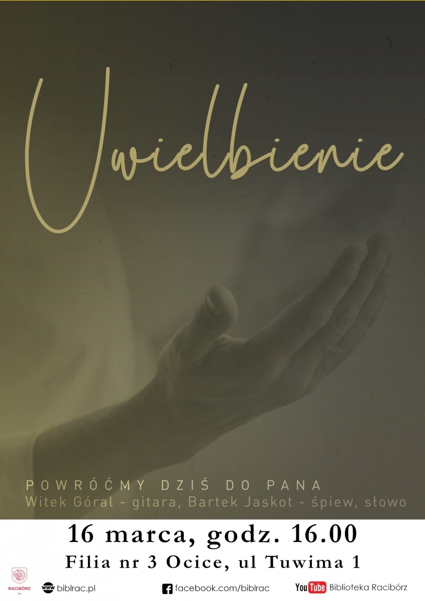 Zdjęcie w galerii na portalu naszraciborz.pl: Biblioteka na Ocicach zaprasza na koncert Uwielbienie wiadomości z regionu
