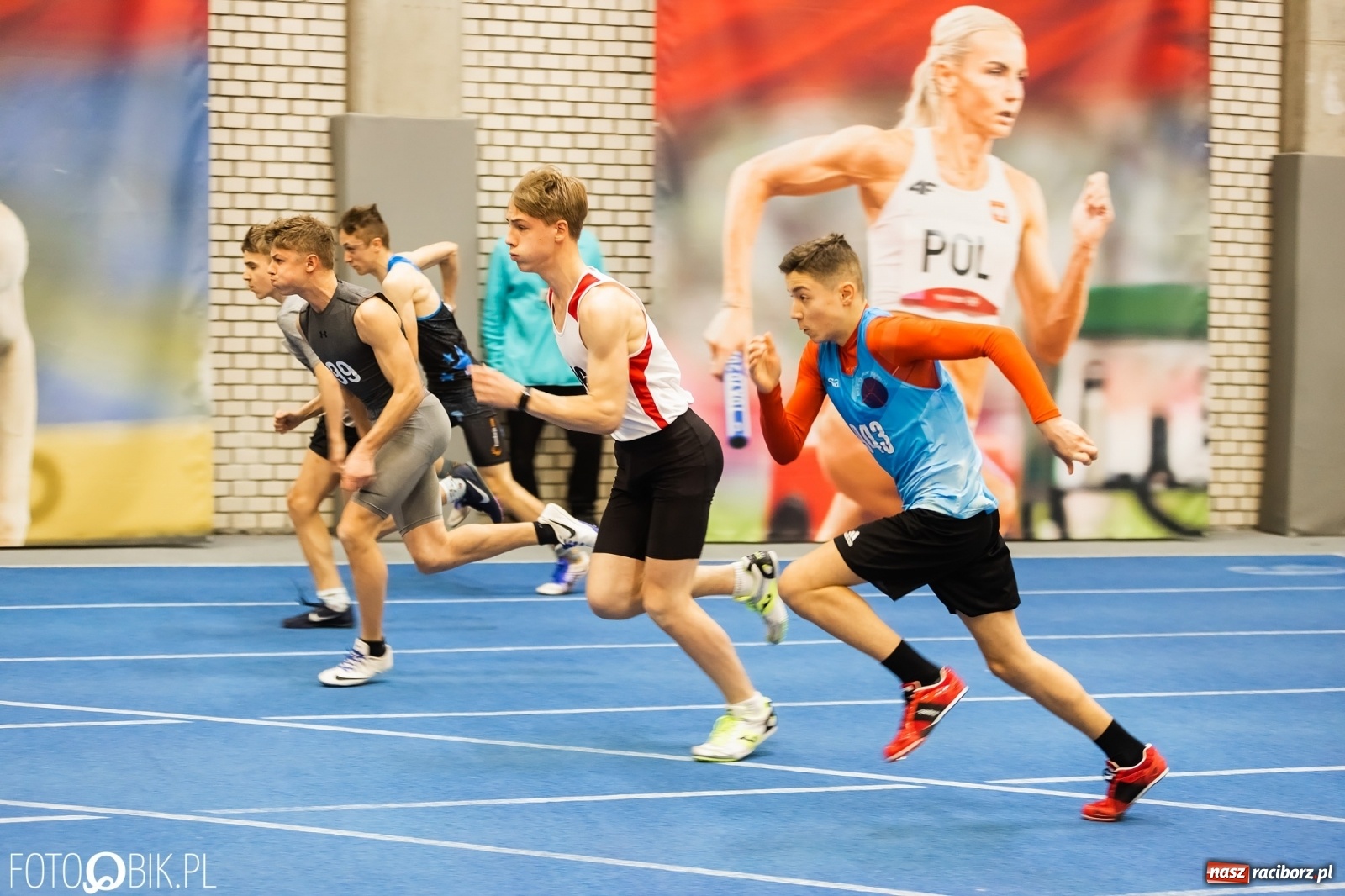 Zdjęcie w galerii na portalu naszraciborz.pl: Racibórz gospodarzem Halowych Mistrzostw Śląska Młodzików w LA wiadomości z regionu