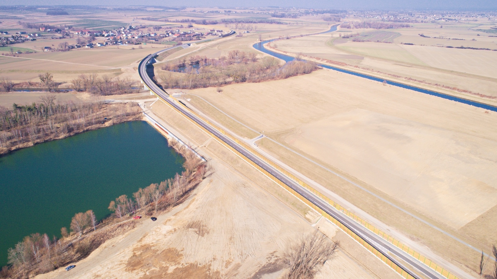 Zdjęcie w galerii na portalu naszraciborz.pl: Wschodnia obwodnica Raciborza aspiruje do miana budowy XXI w. wiadomości z regionu