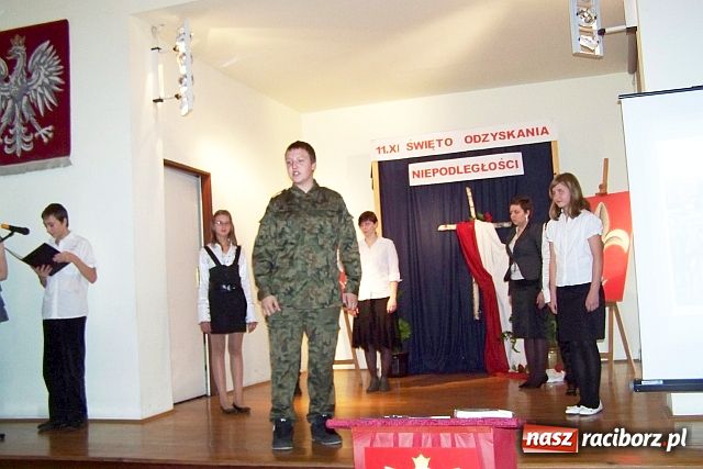 Zdjęcie w galerii na portalu naszraciborz.pl: Obchody Dnia Niepodległości w G5 wiadomości z regionu