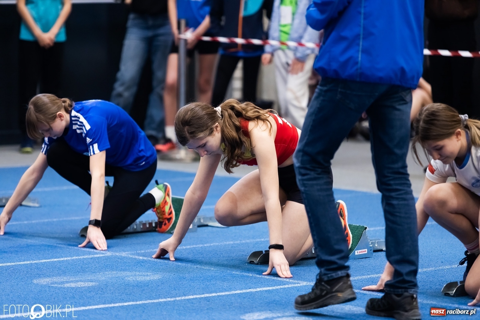 Zdjęcie w galerii na portalu naszraciborz.pl: Królowa sportu w Raciborzu. Halowe Mistrzostwa Śląska w hali ZSOMS [FOTO i WIDEO] wiadomości z regionu